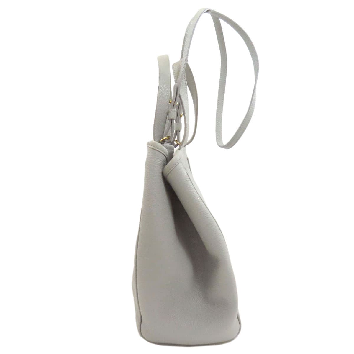 Celine Folded Cabas 2WAY Handbag Calf Leather Women's [Used] [CELINE] 3