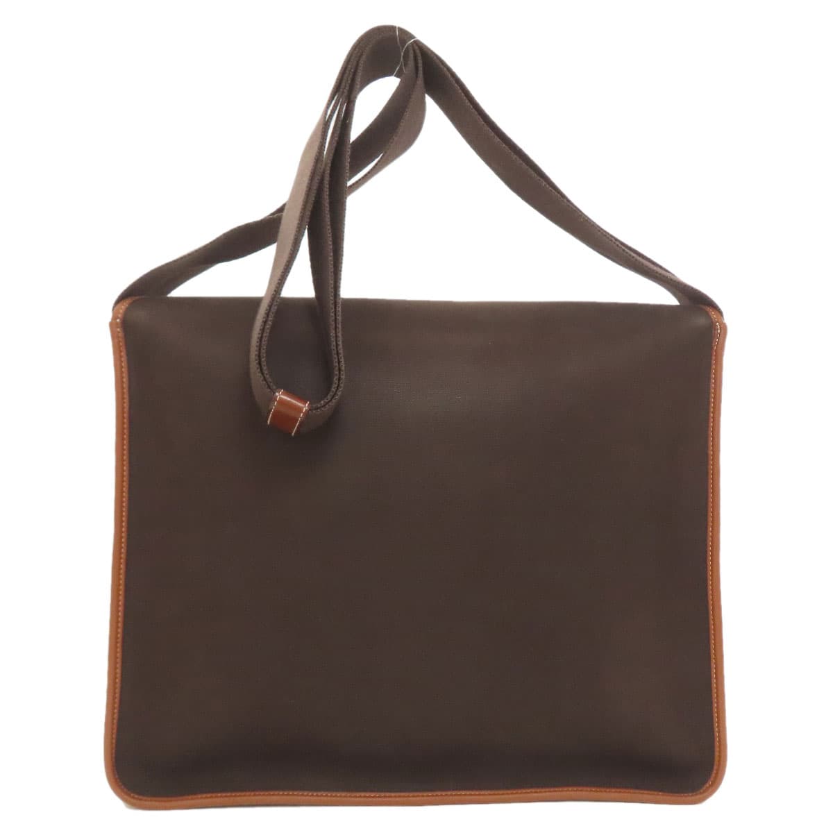 Hermes Buena Ventura Shoulder Bag Toile Officier Ladies [Used] [HERMES] 2