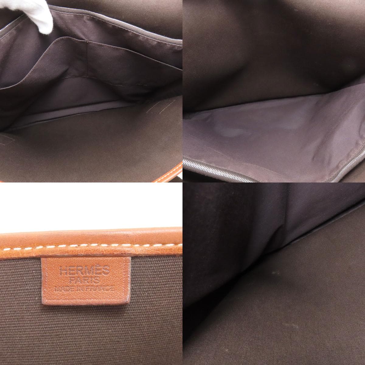 Hermes Buena Ventura Shoulder Bag Toile Officier Ladies [Used] [HERMES] 5