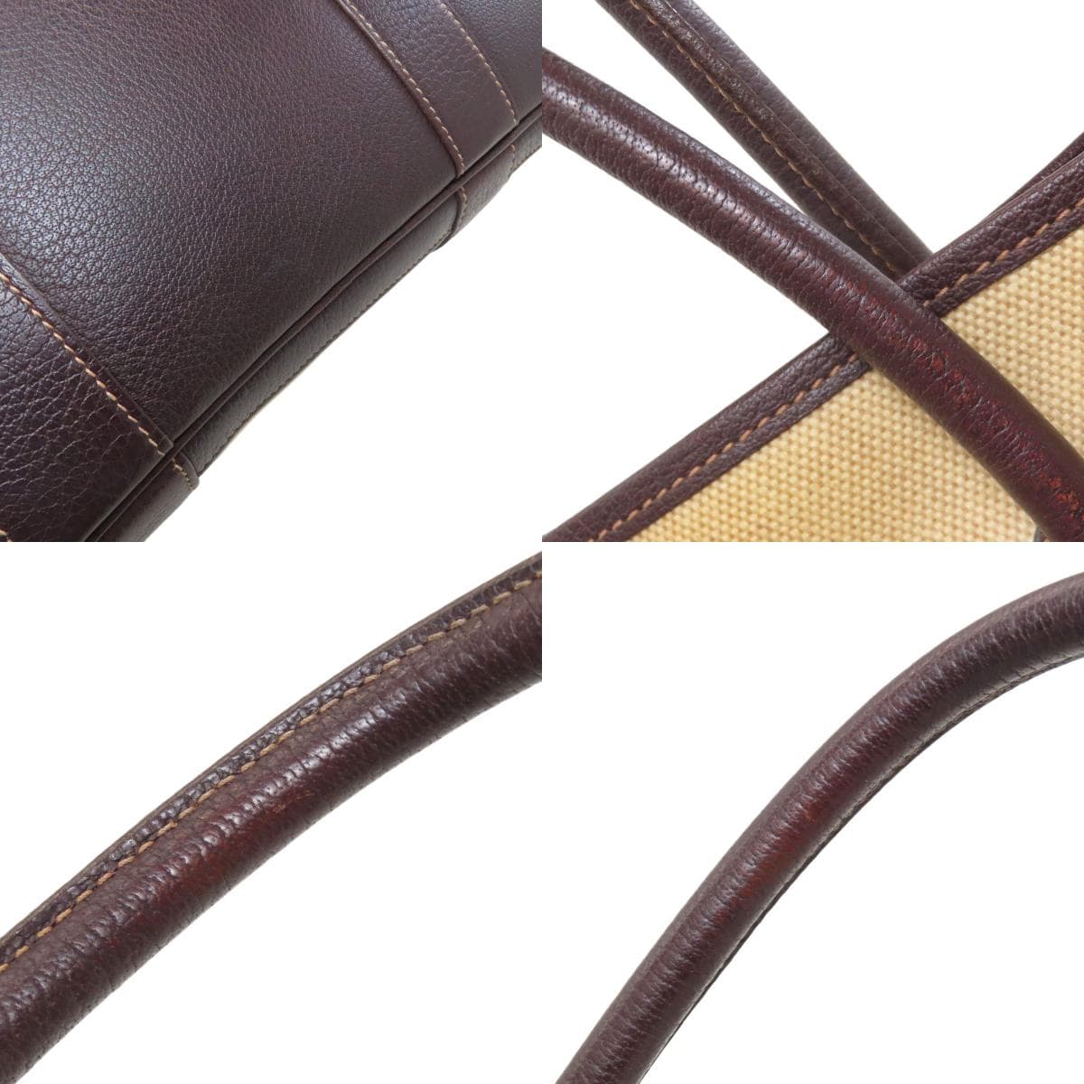 Hermes Garden Party PM Silver Hardware Tote Bag Toile H Ash Women's [Used] [HERMES] 9