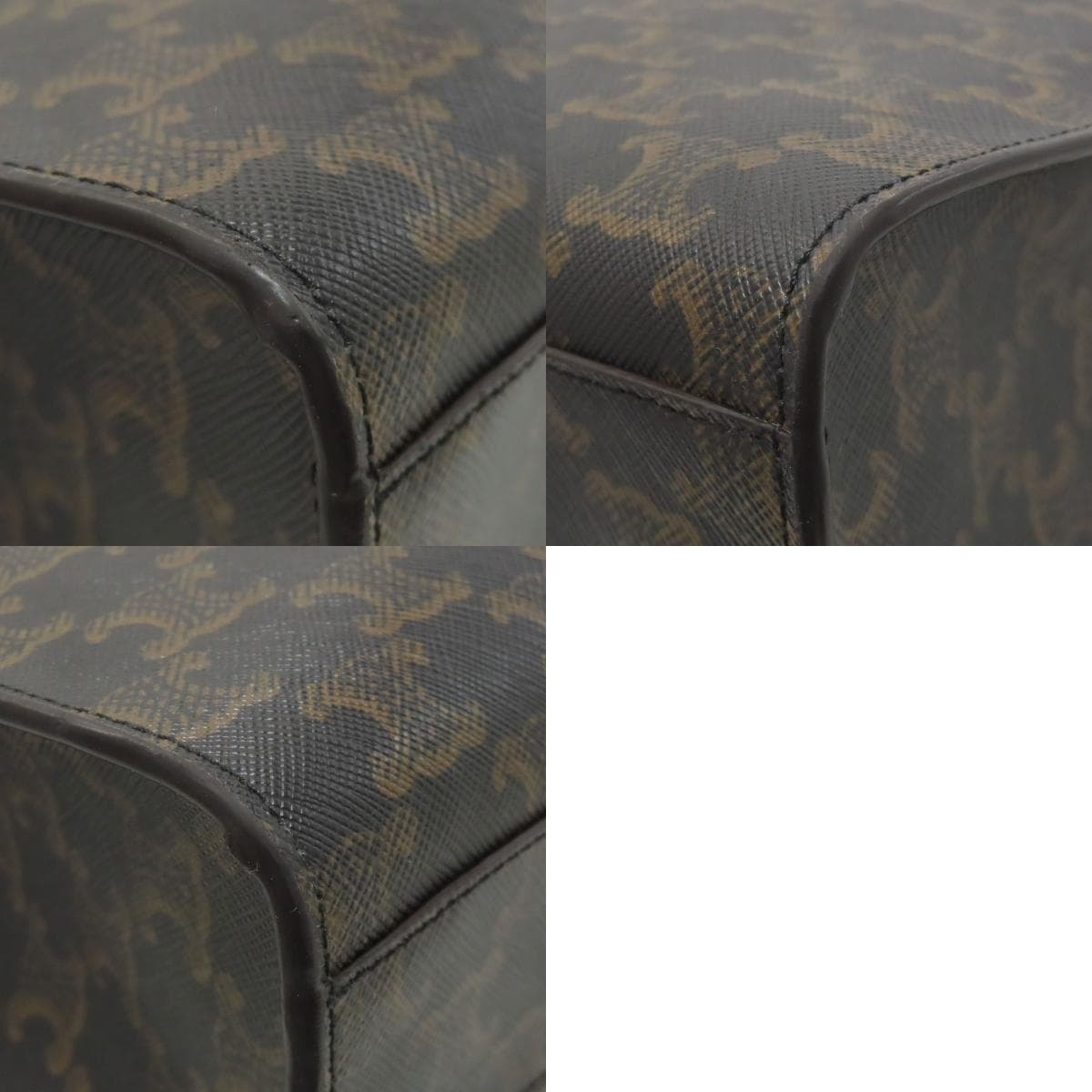 Celine Vertical Cabas Triomphe 2WAY Handbag PVC/Leather Ladies [Used] [CELINE] 10