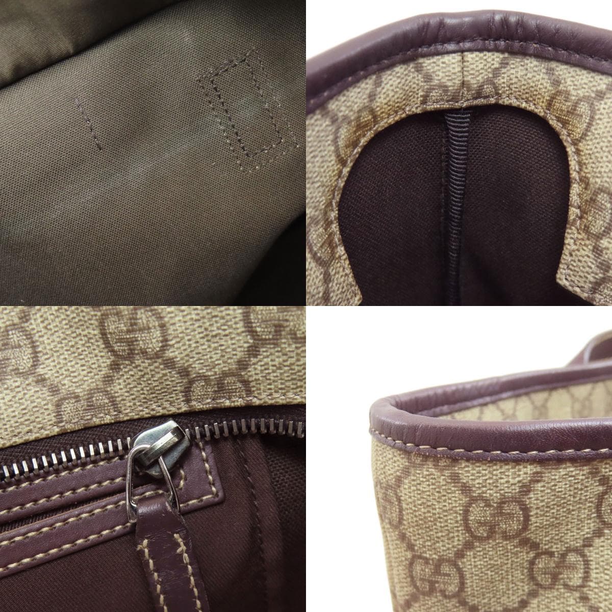 Gucci 211137 GG Supreme Tote Bag PVC Ladies [Used] [GUCCI] 211137 7