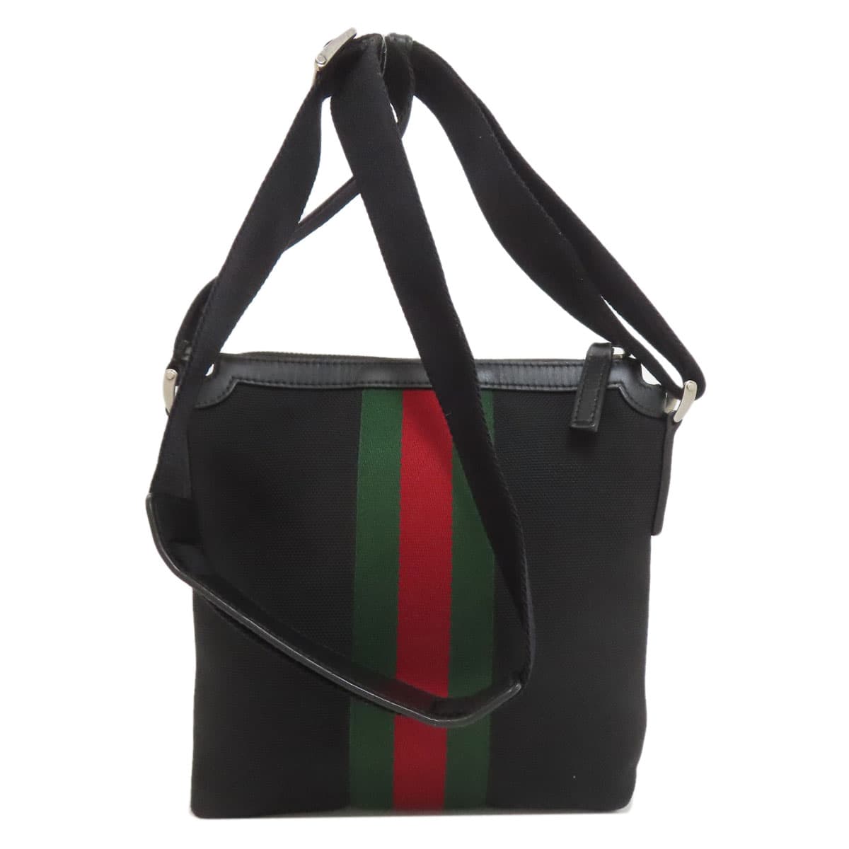 Gucci 631195 Outlet Sherry Line Shoulder Bag Canvas Ladies [Used] [GUCCI] 631195 2