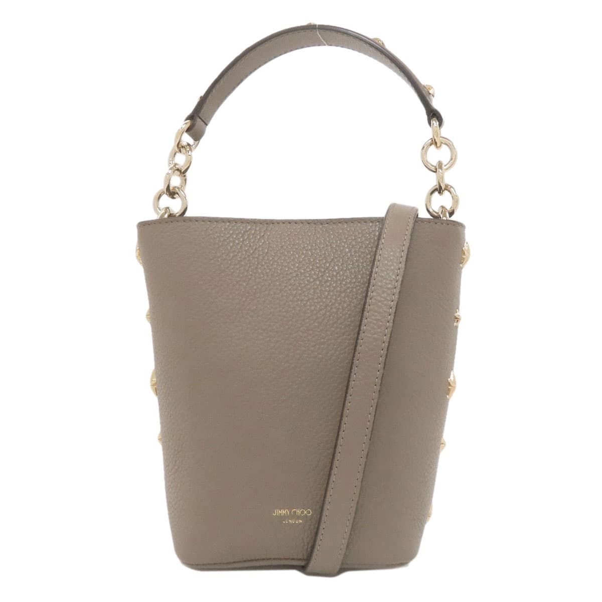 Jimmy Choo Star Motif 2WAY Handbag Leather Ladies [Used] [Jimmy Choo]