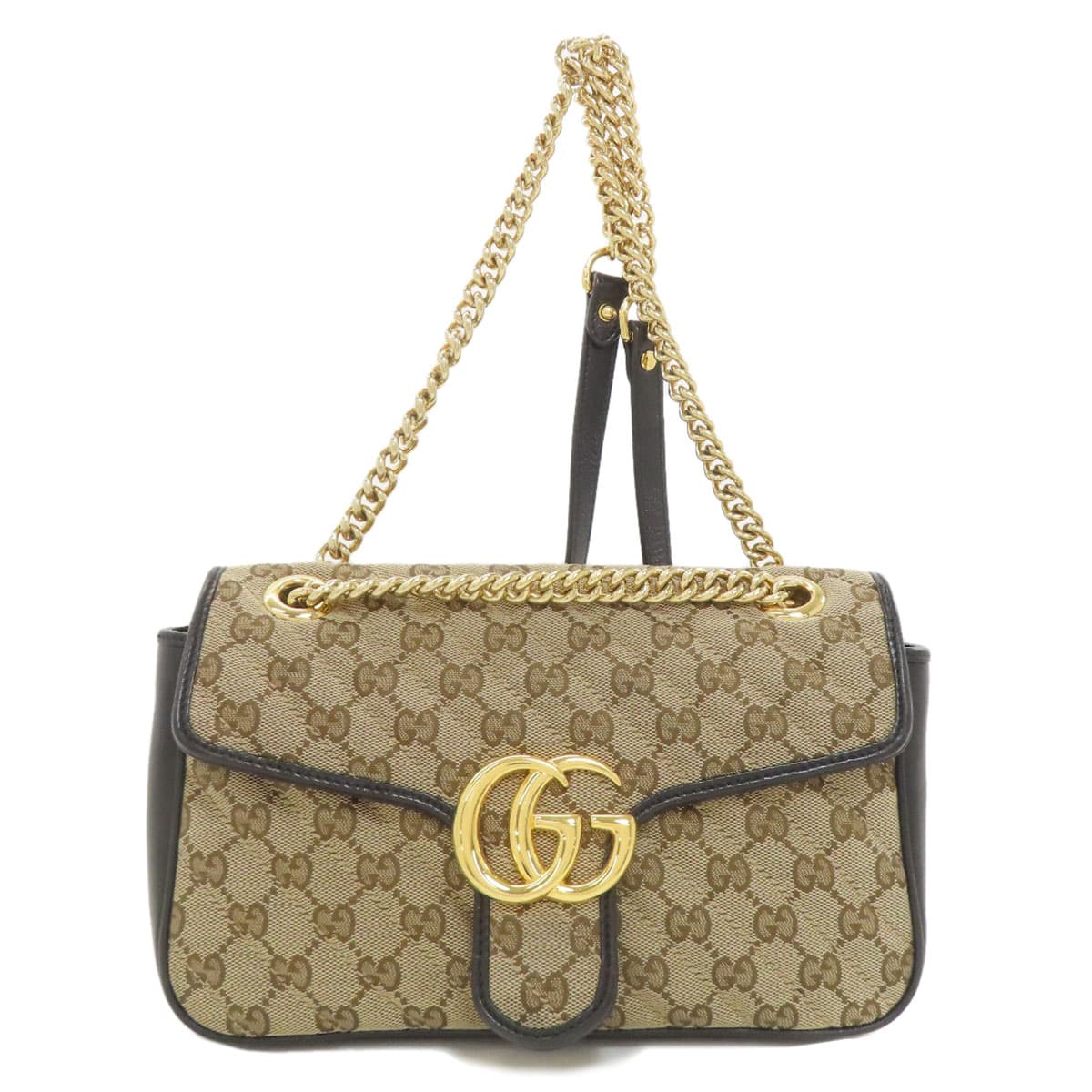 Gucci 443497 GG Marmont Medium Shoulder Bag Canvas Ladies [Used] [GUCCI] 443497