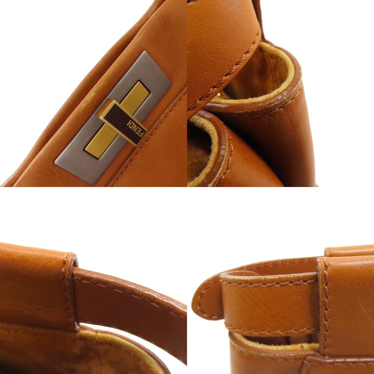 Fendi Peekaboo 2WAY Handbag Calf Leather for Women [Used] [FENDI] 6