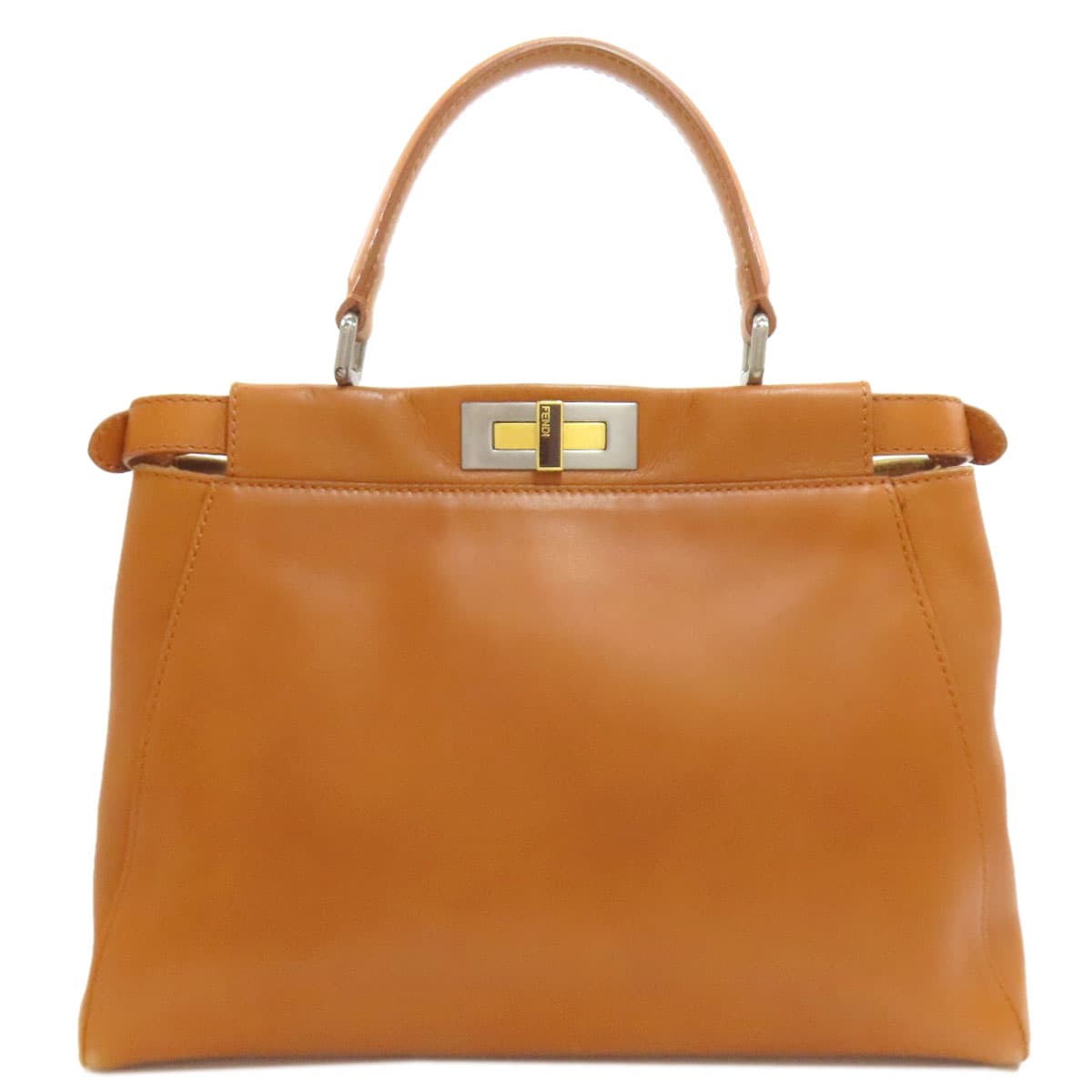 Fendi Peekaboo 2WAY Handbag Calf Leather for Women [Used] [FENDI] 2