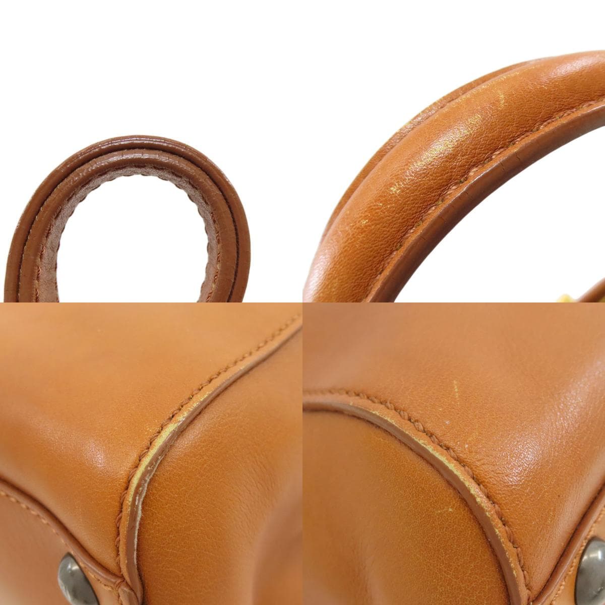 Fendi Peekaboo 2WAY Handbag Calf Leather for Women [Used] [FENDI] 9