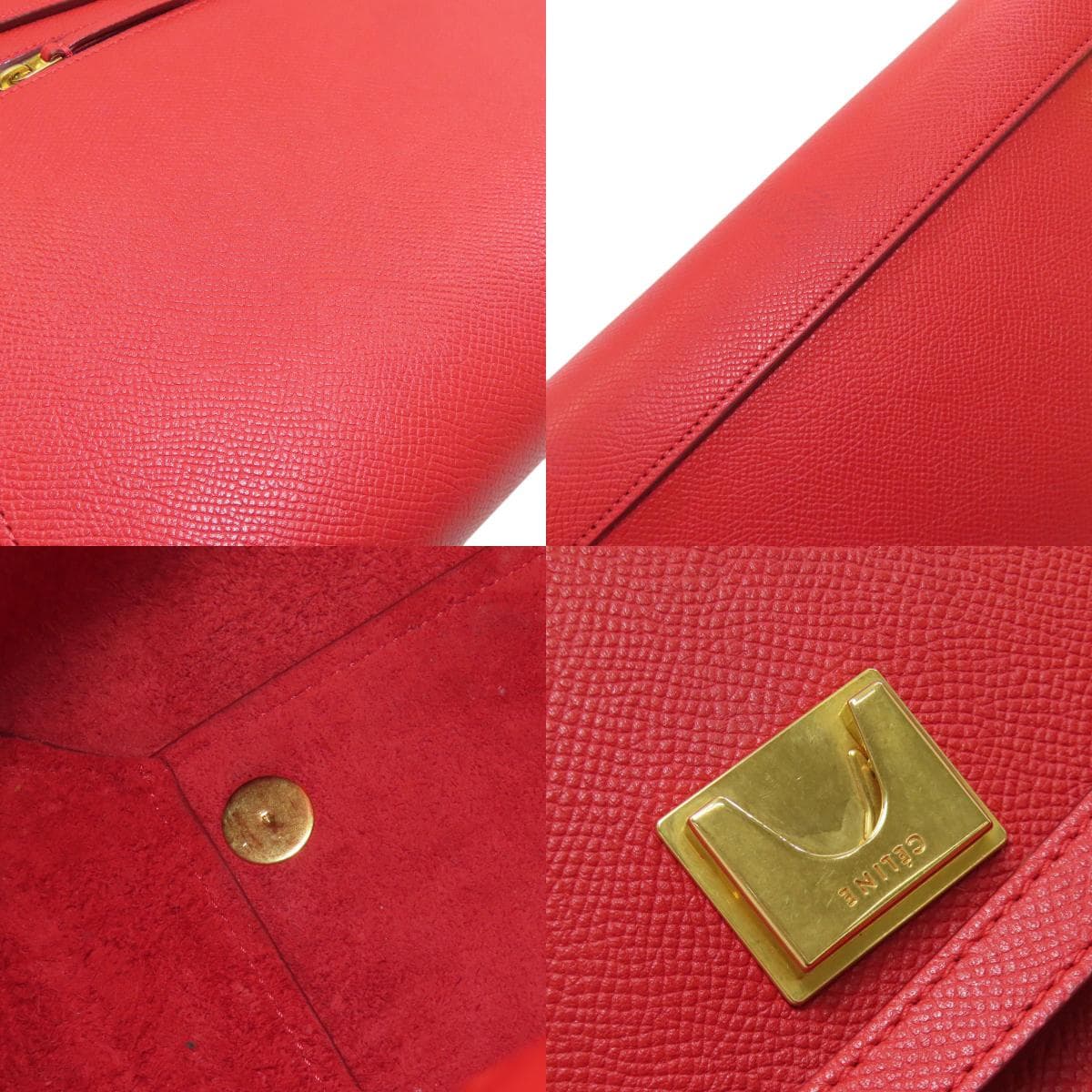 Celine Belt Bag 2WAY Handbag Calf Leather Ladies [Used] [CELINE] 8