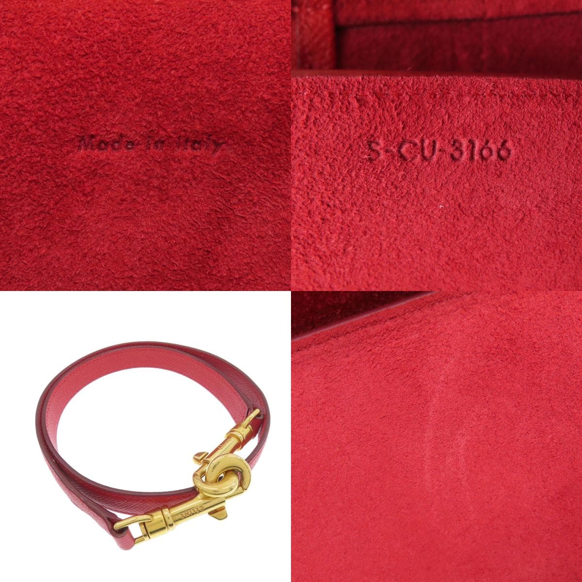 Celine Belt Bag 2WAY Handbag Calf Leather Ladies [Used] [CELINE] 6