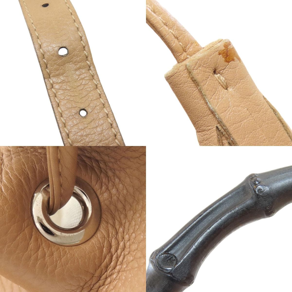 Gucci 370833 Bamboo Fringe Backpack/Daypack Calf Leather for Women [Used] [GUCCI] 370833 8