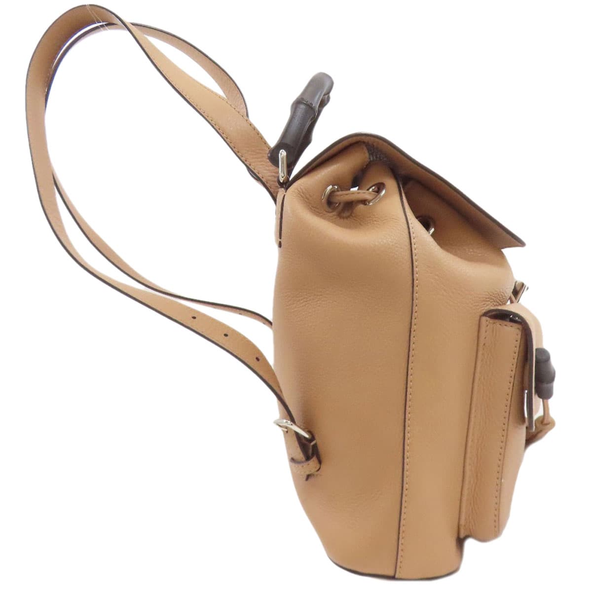 Gucci 370833 Bamboo Fringe Backpack/Daypack Calf Leather for Women [Used] [GUCCI] 370833 3