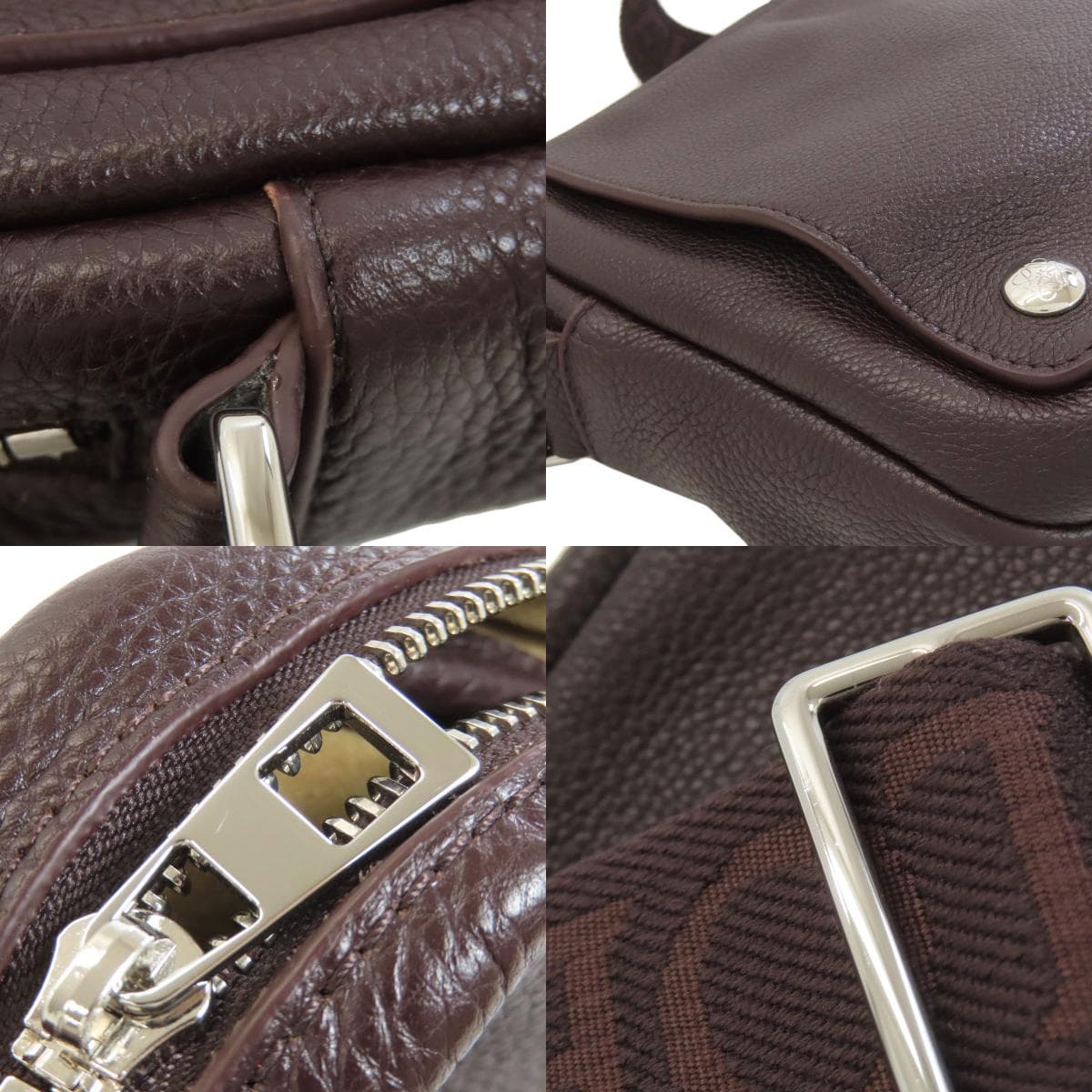 Loewe Anagram Shoulder Bag Calf Leather Ladies [Used] [LOEWE] 9