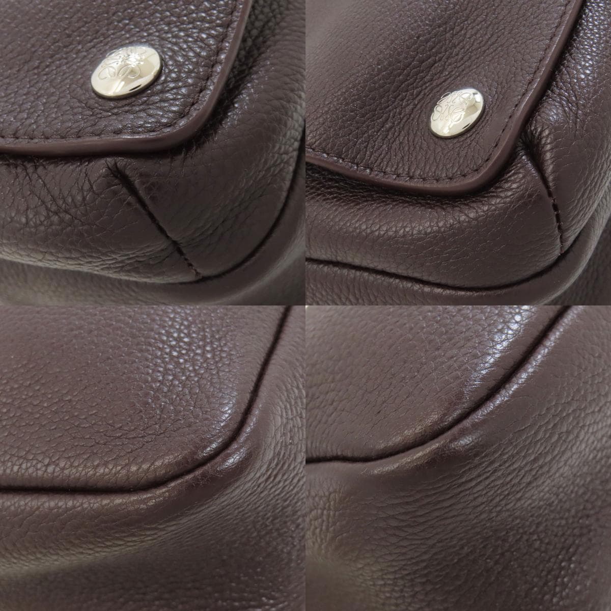 Loewe Anagram Shoulder Bag Calf Leather Ladies [Used] [LOEWE] 10