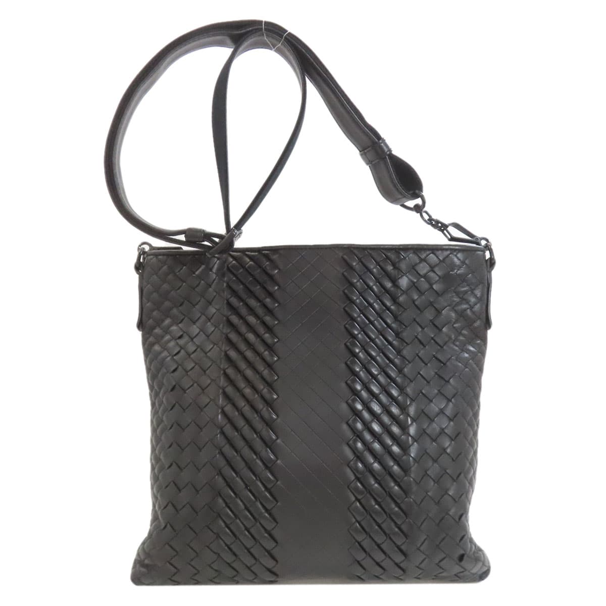 Bottega Veneta Intrecciato Shoulder Bag Calf Leather Ladies [Used] [BOTTEGA VENETA] 2