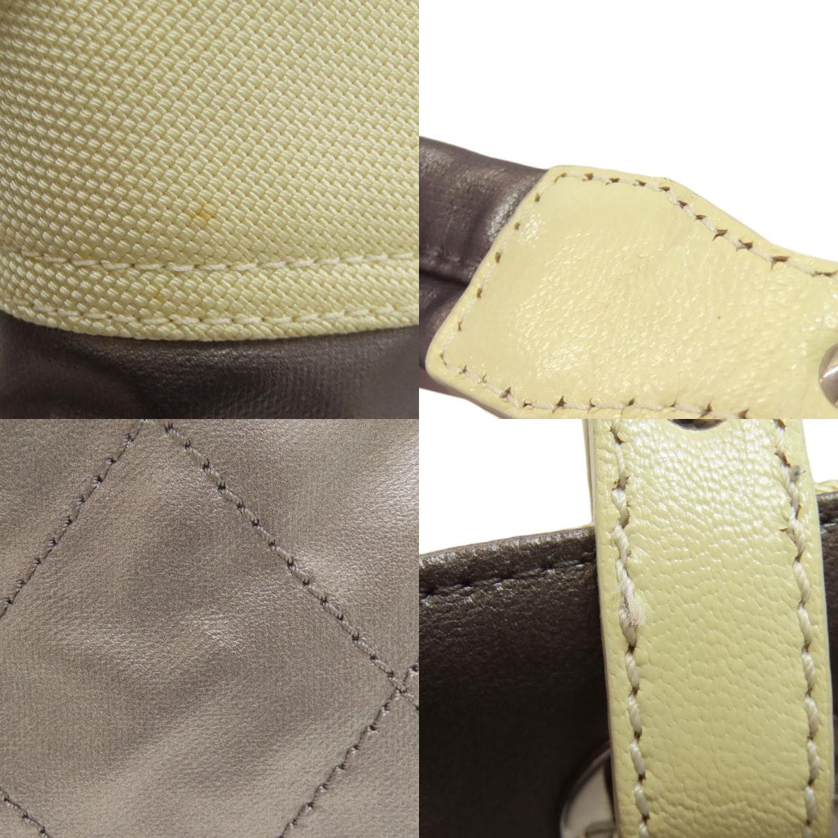 Chanel Paris Biarritz PM Silver Hardware Handbag Calf Leather Ladies [Used] [CHANEL] 8