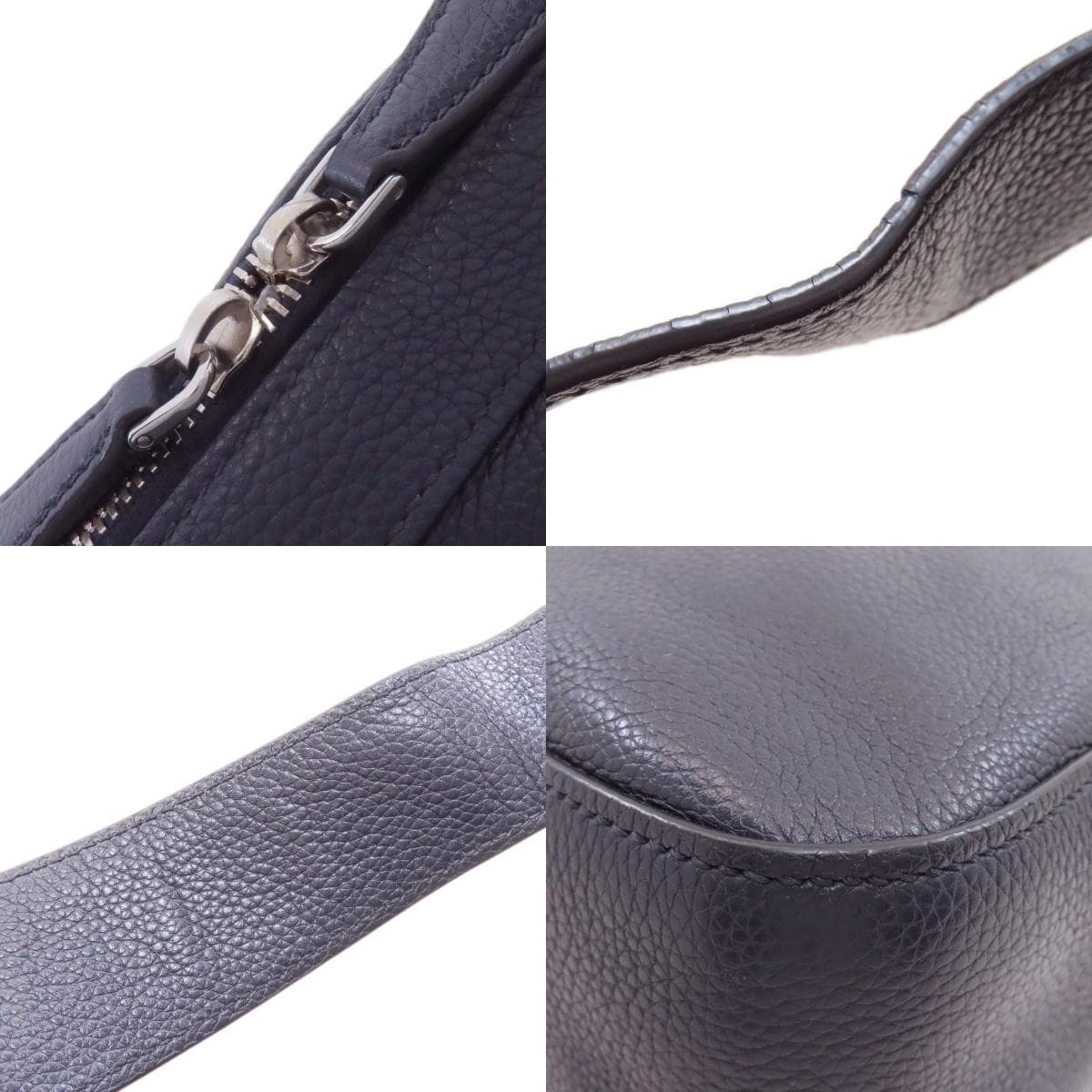 Prada Triangle One Shoulder Shoulder Bag Calf Women's [Used] [PRADA] 9