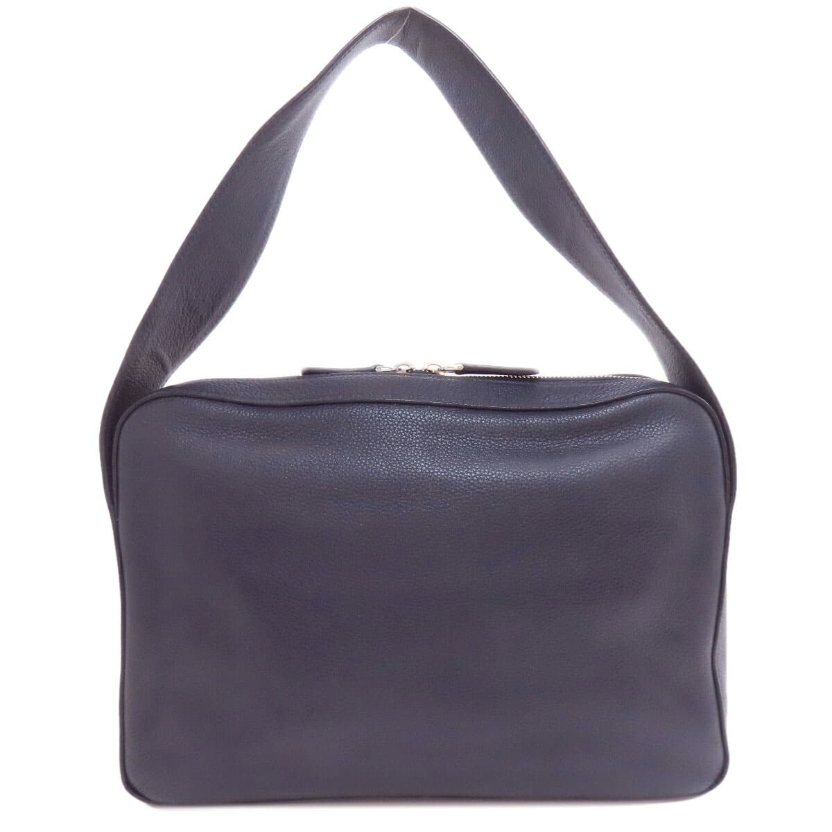 Prada Triangle One Shoulder Shoulder Bag Calf Women's [Used] [PRADA] 2