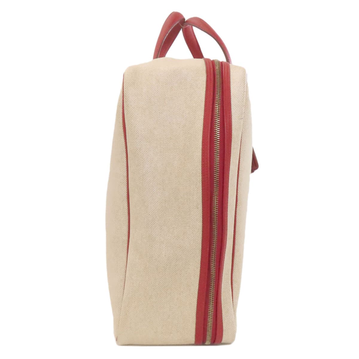 Hermes Victoria 50 Gold Hardware Boston Bag Togo/Twilly Ash Ladies [Used] [HERMES] 3