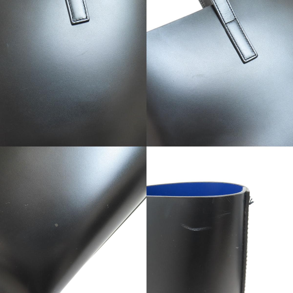 Saint Laurent Logo Chain Handbag Calf Leather for Women [Used] [SAINT LAURENT] 6