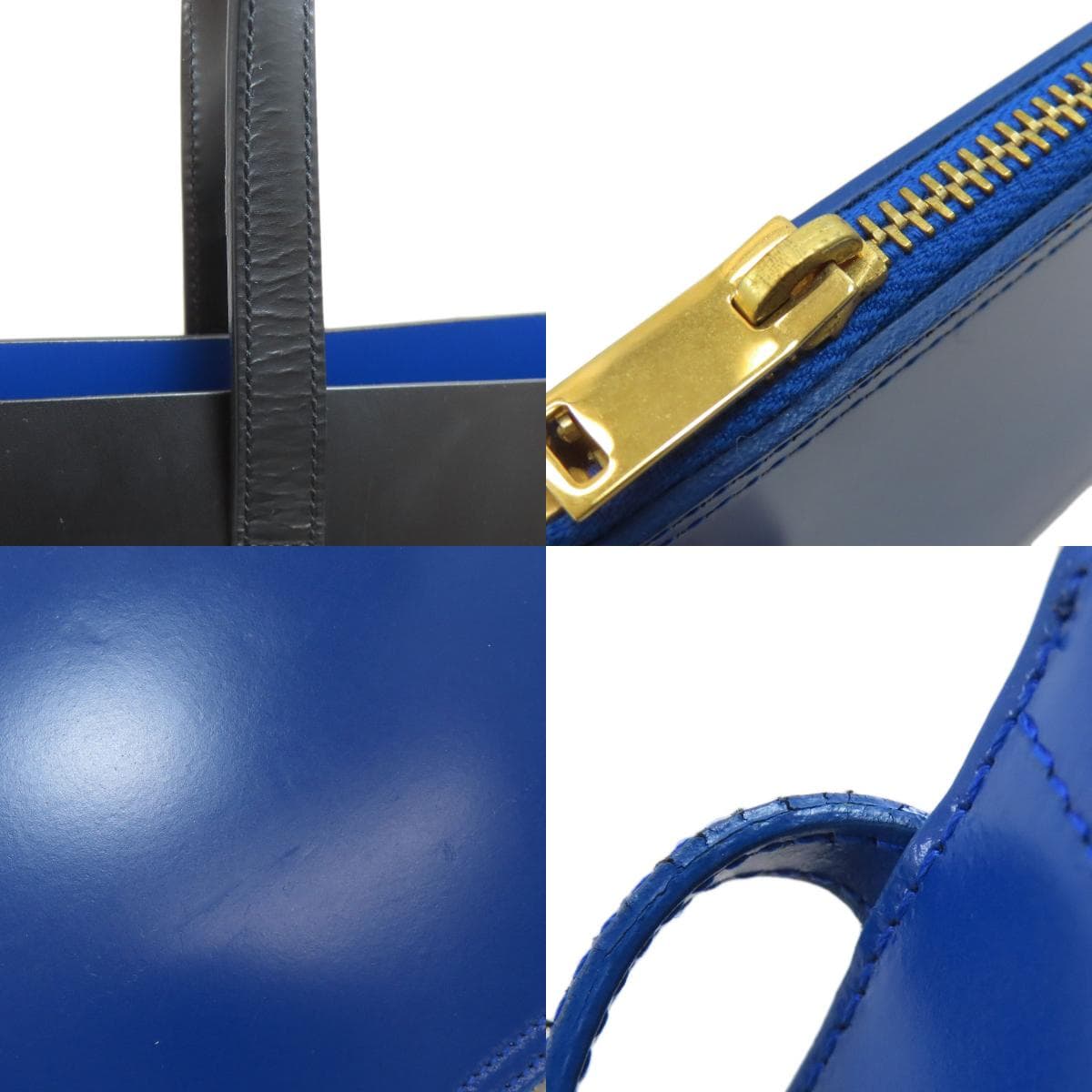 Saint Laurent Logo Chain Handbag Calf Leather for Women [Used] [SAINT LAURENT] 9