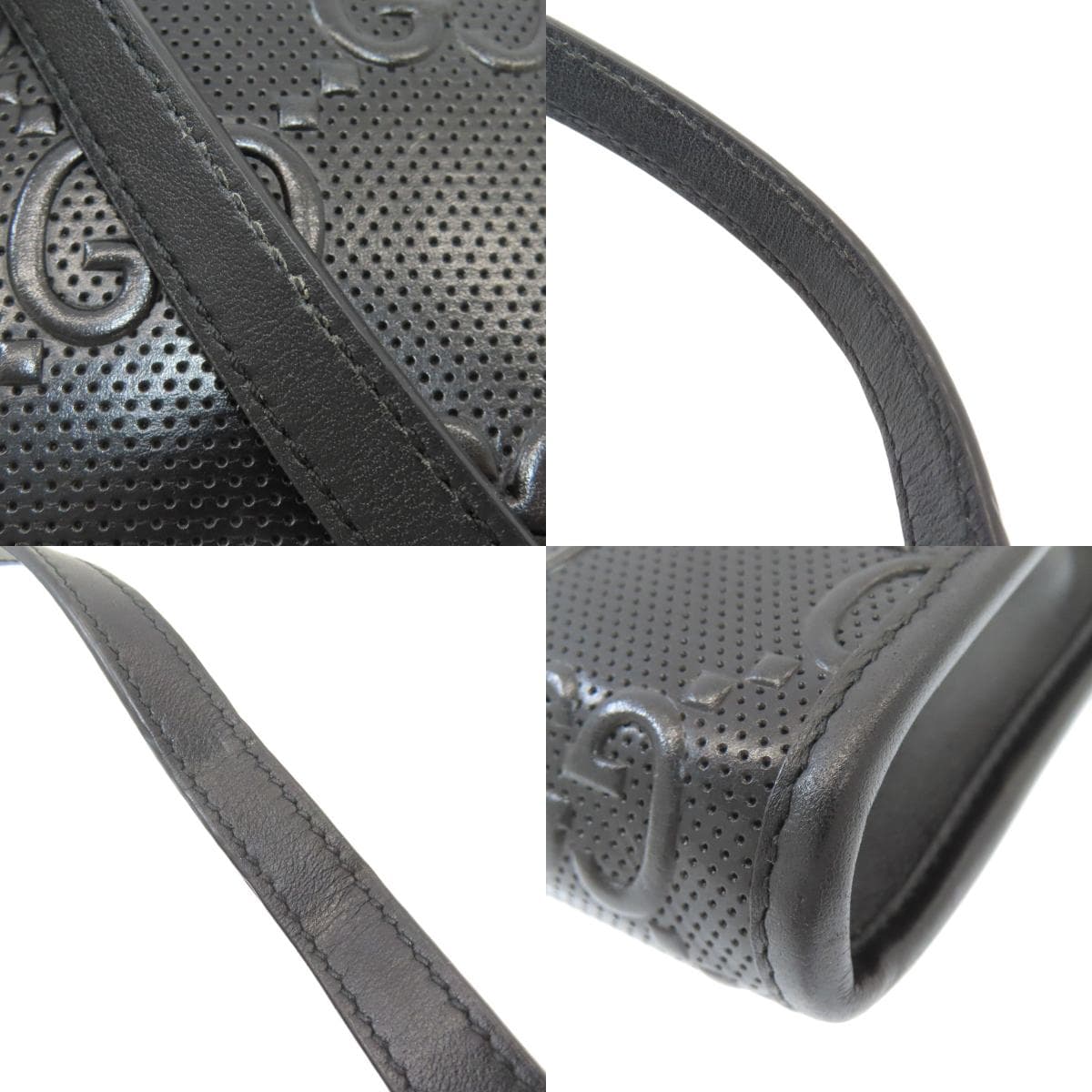 Gucci 625571 GG Embossed Mini Bag Shoulder Bag Calf Men's [Used] [GUCCI] 625571 9