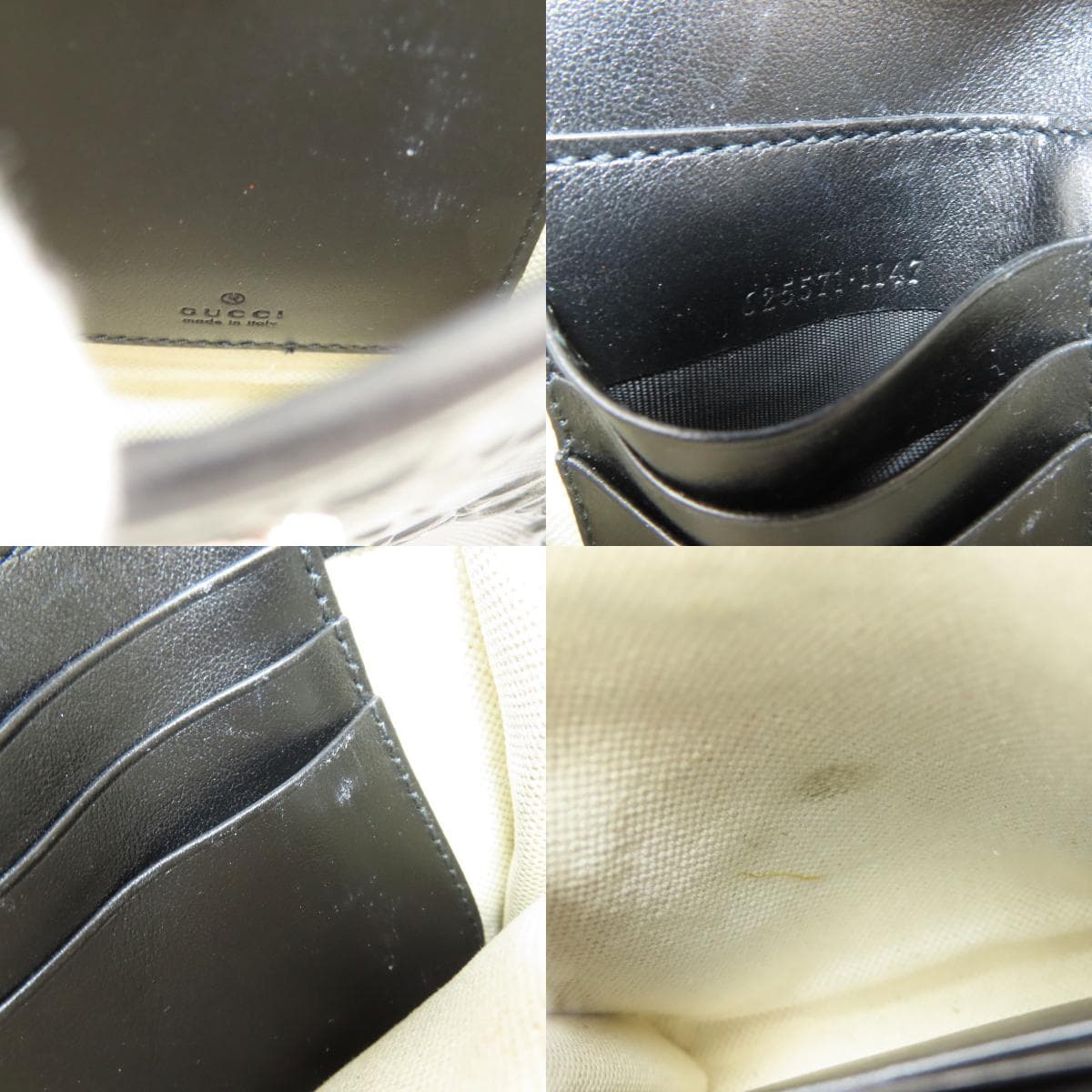 Gucci 625571 GG Embossed Mini Bag Shoulder Bag Calf Men's [Used] [GUCCI] 625571 6