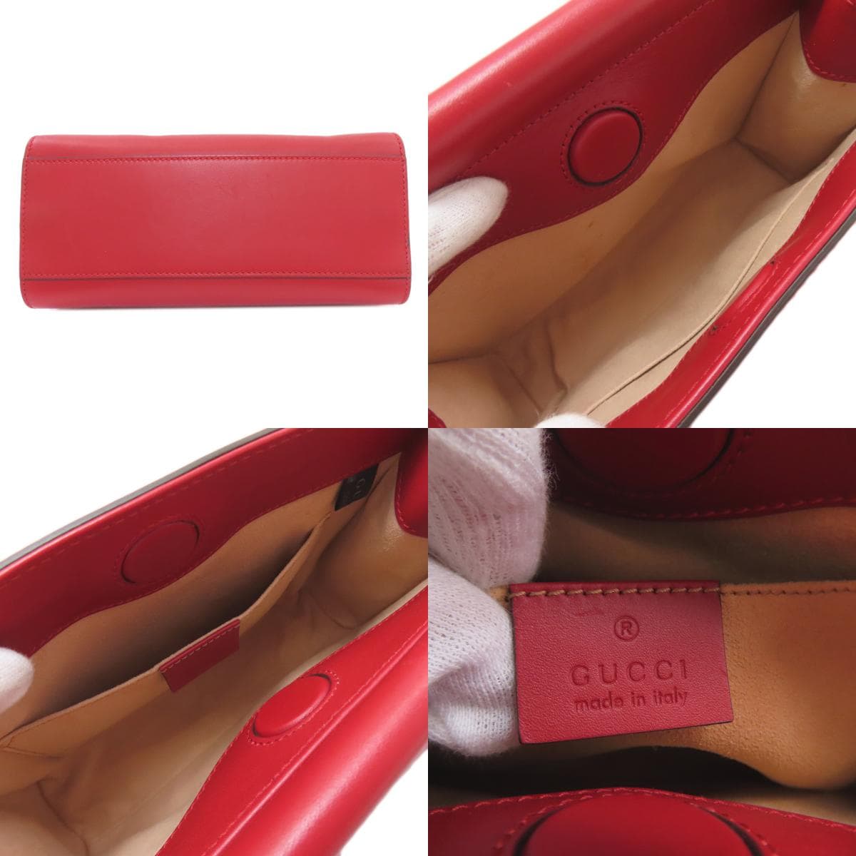 Gucci 470271 Bamboo Nim Fair 2WAY Handbag Calf Leather for Women [Used] [GUCCI] 470271 4