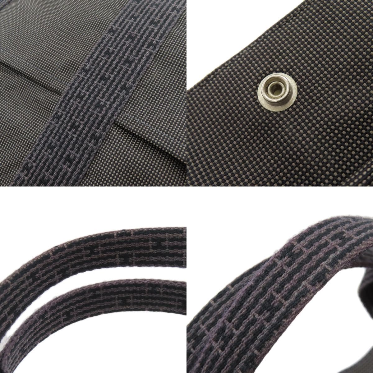 Hermes Aile Line MM Handbag Canvas Ladies [Used] [HERMES] 9