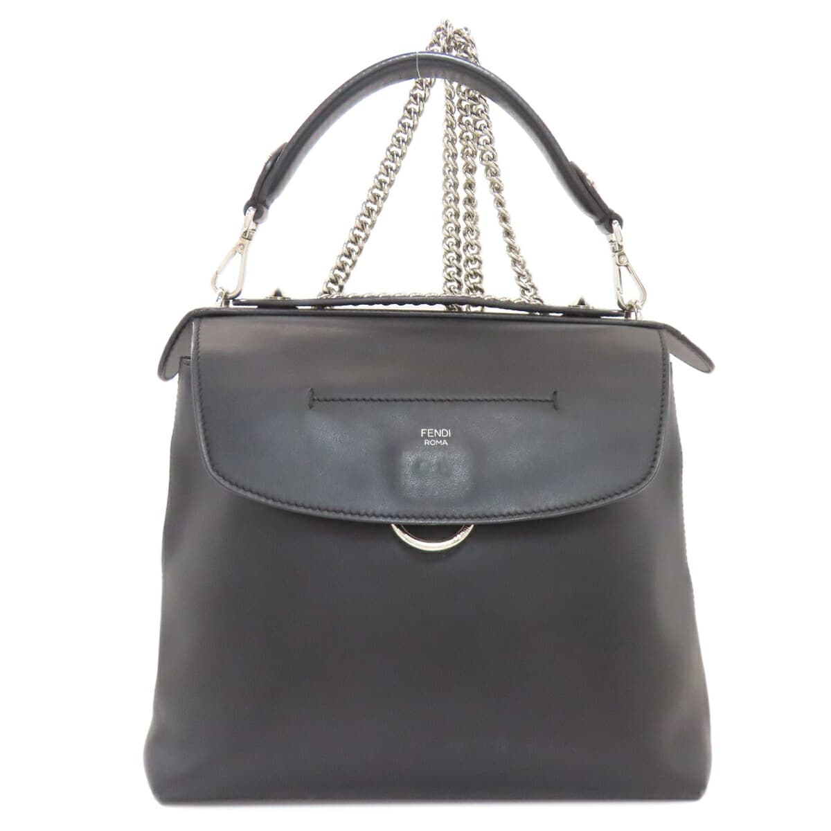 Fendi 2WAY Backpack/Daypack Calf Leather for Women [Used] [FENDI]