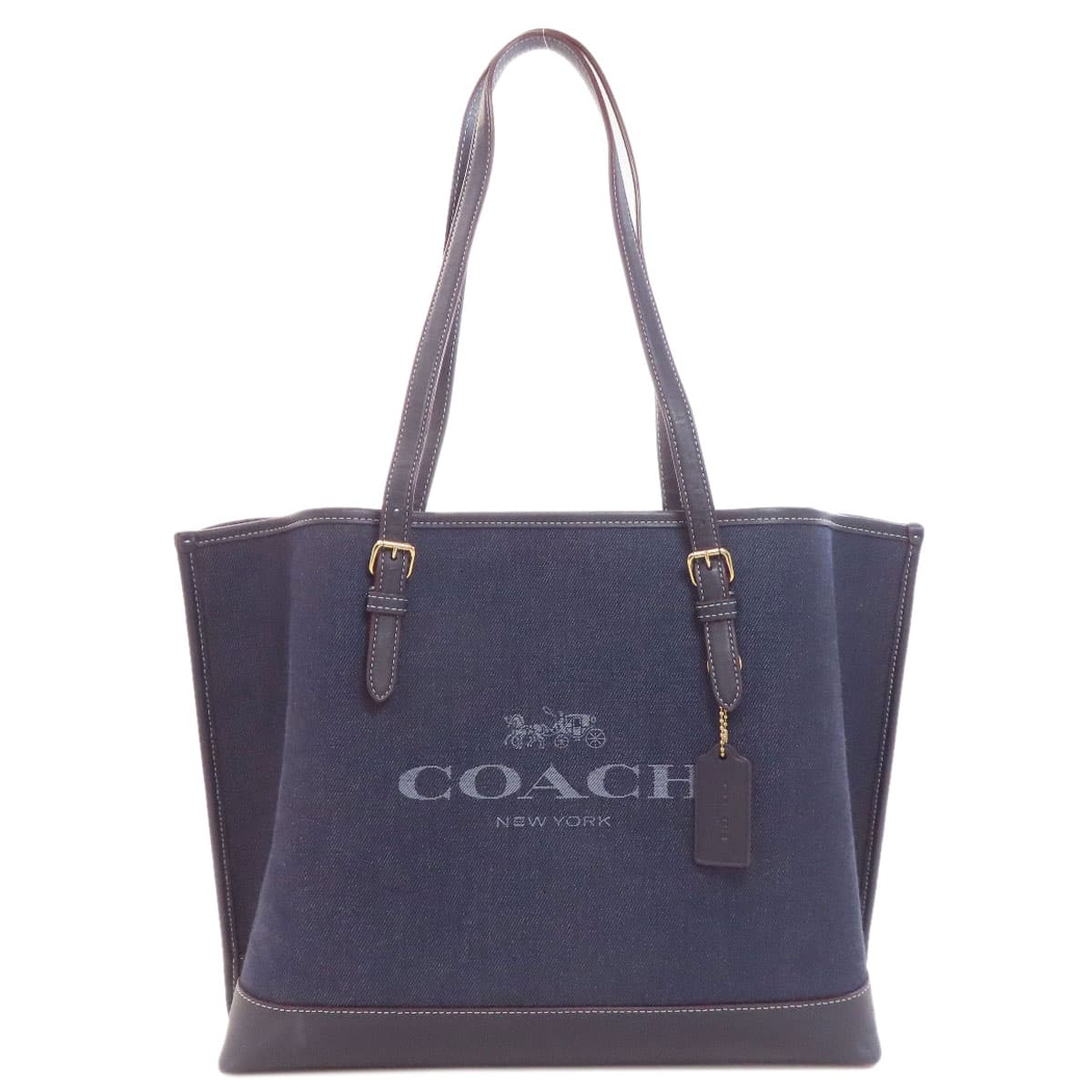 Coach CH225 Molly Tote Tote Bag Denim Ladies [Used] [COACH] CH225