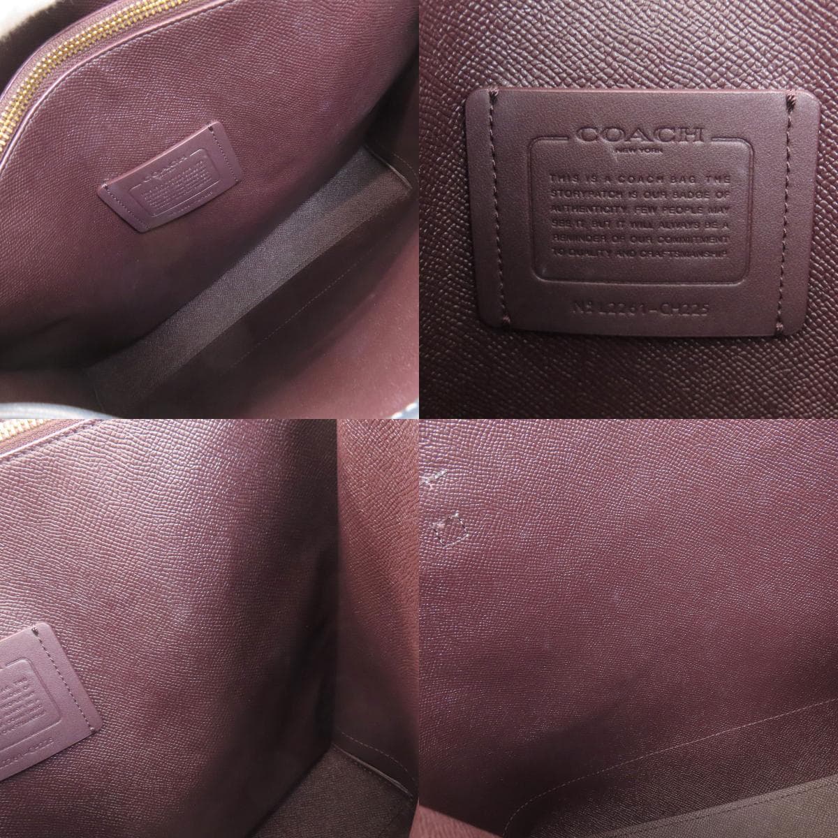 Coach CH225 Molly Tote Tote Bag Denim Ladies [Used] [COACH] CH225 6