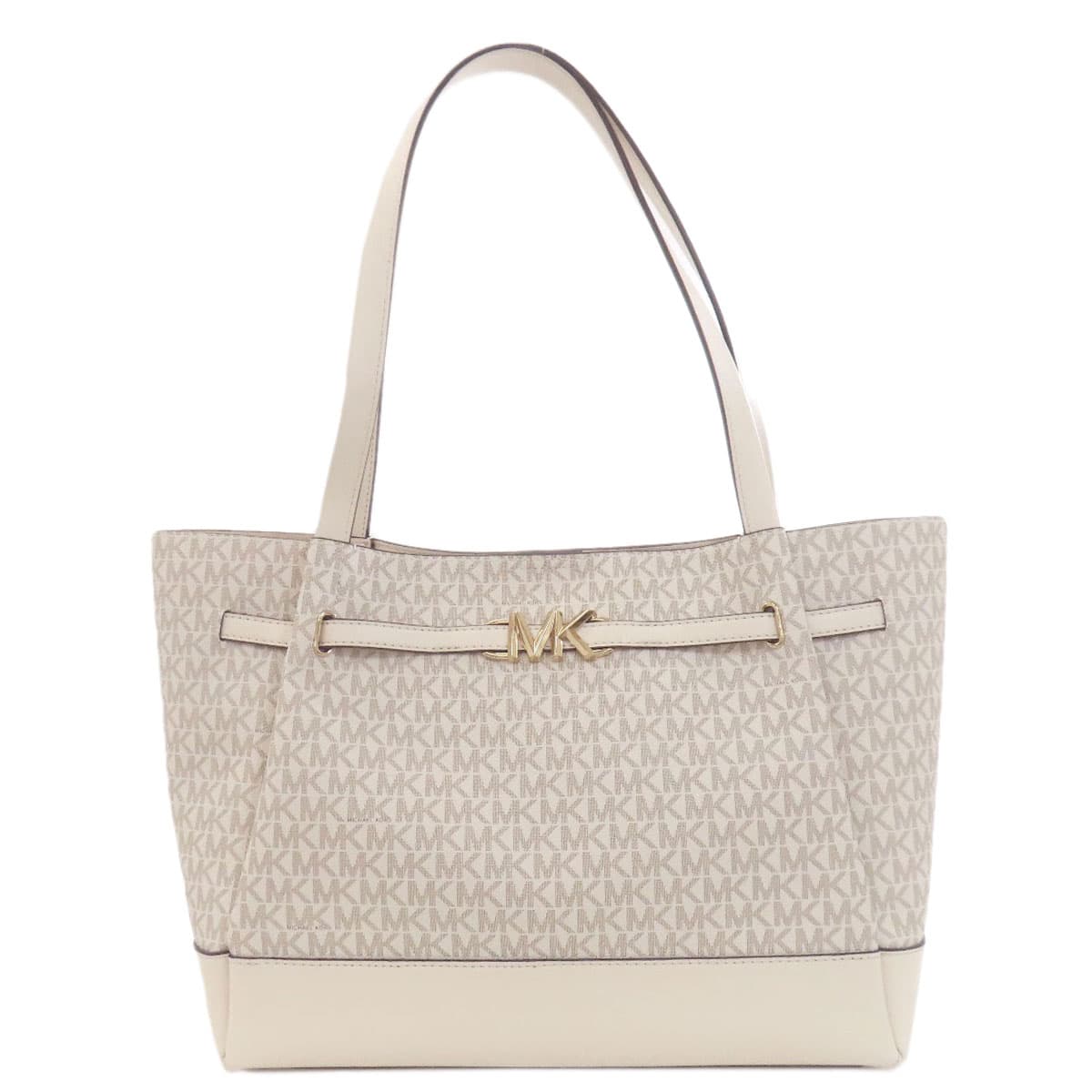 Michael Kors MK Signature Tote Bag PVC for Women [Used] [Michael Kors]