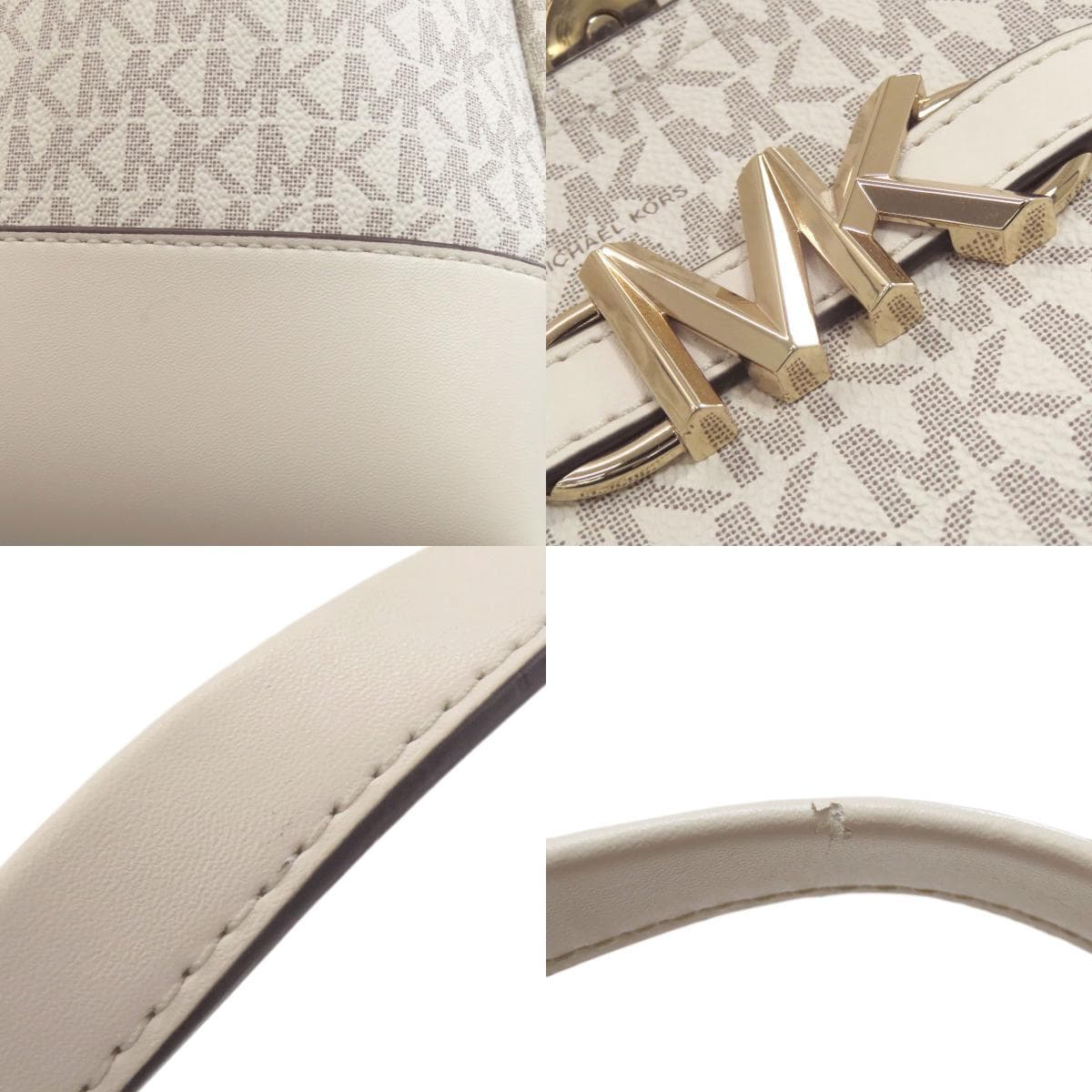 Michael Kors MK Signature Tote Bag PVC for Women [Used] [Michael Kors] 9