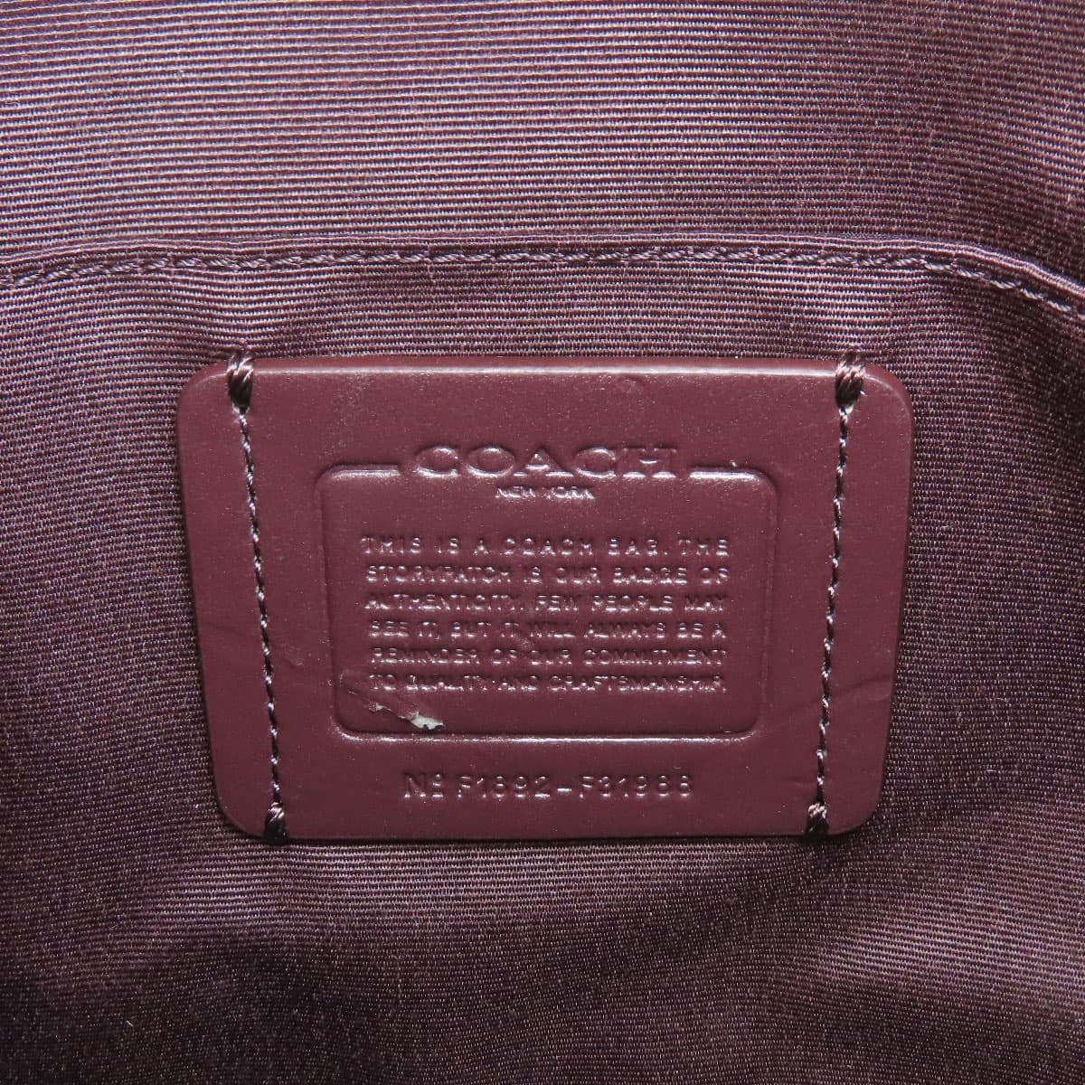 Coach F31988 2WAY Handbag PVC Ladies [Used] [COACH] F31988 6