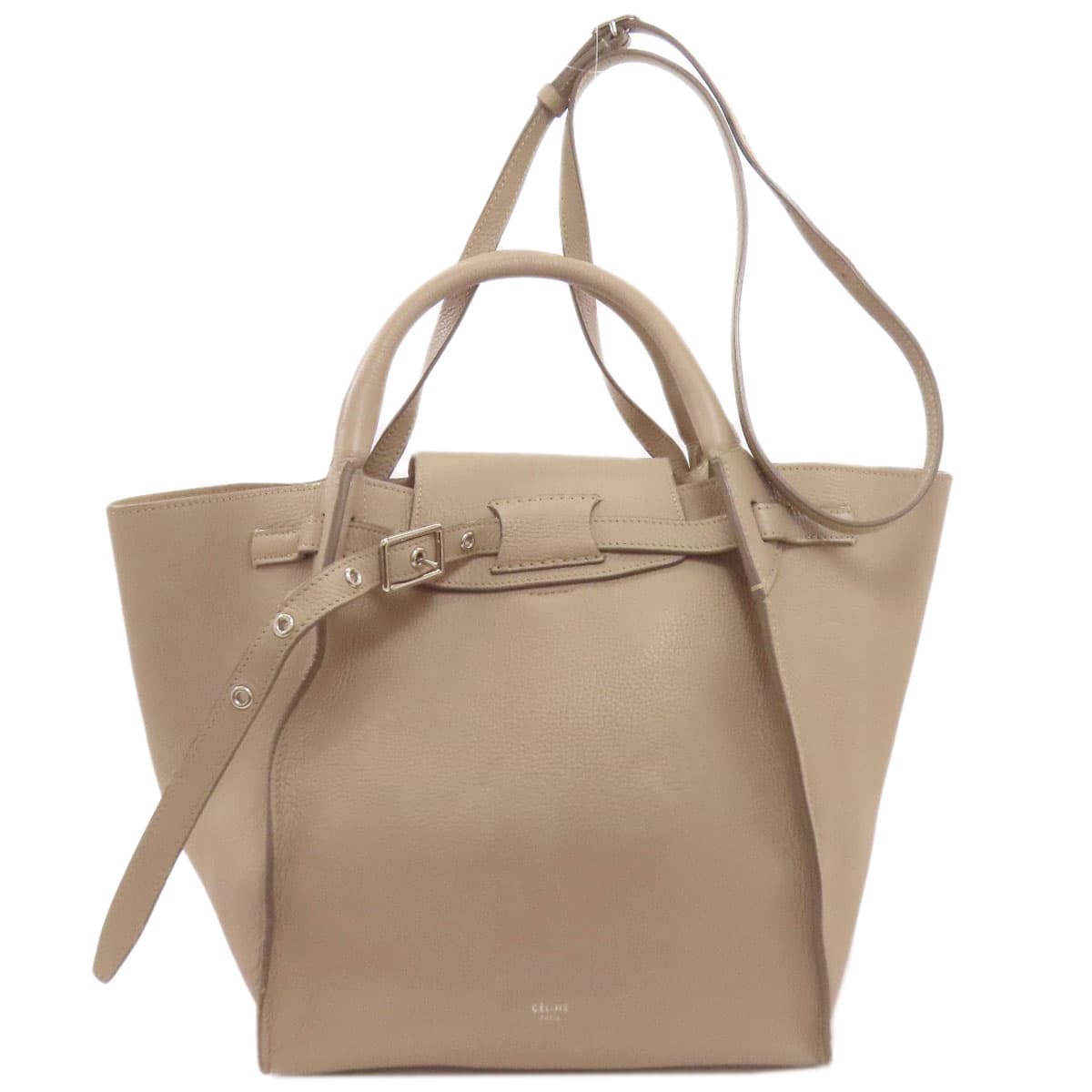 Celine Big Bag Small 2WAY Handbag Calf Leather for Women [Used] [CELINE]