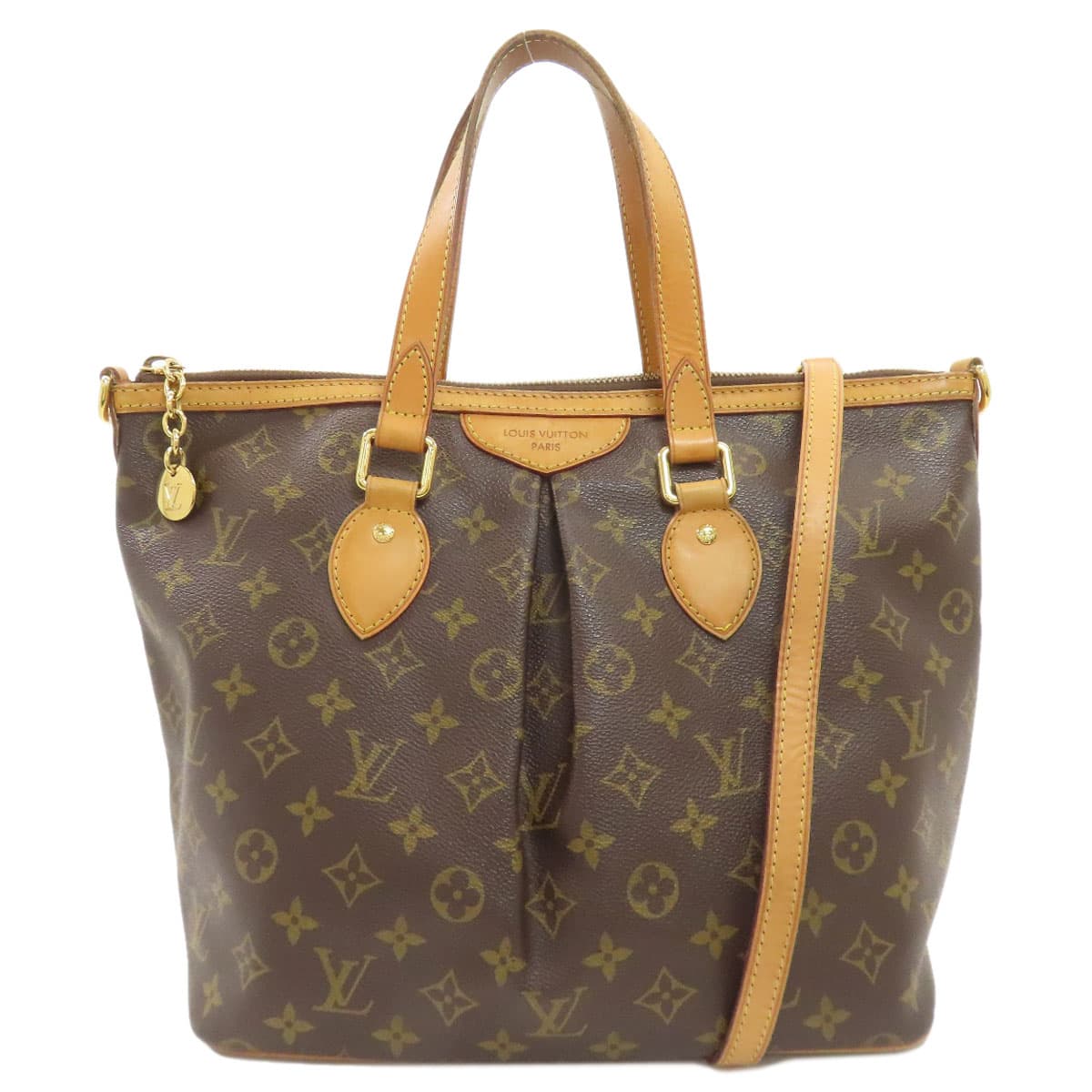 Louis Vuitton M40145 Palermo PM Tote Bag Monogram Canvas Ladies [Used] [LOUIS VUITTON] M40145