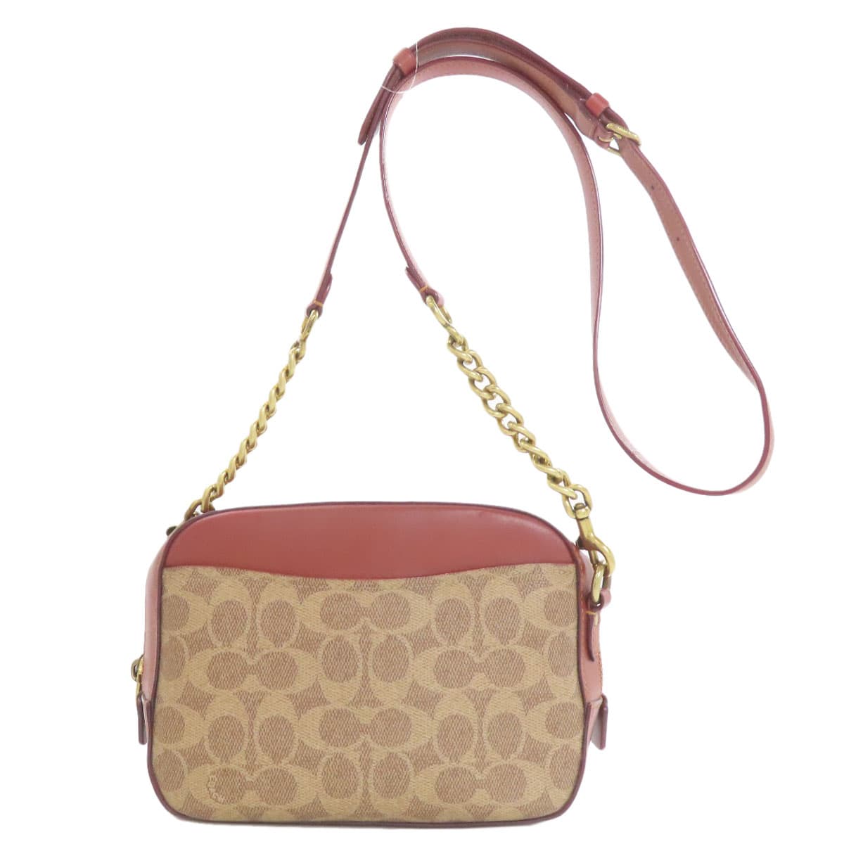 Coach 31208 Signature Shoulder Bag PVC for Women [Used] [COACH] 31208