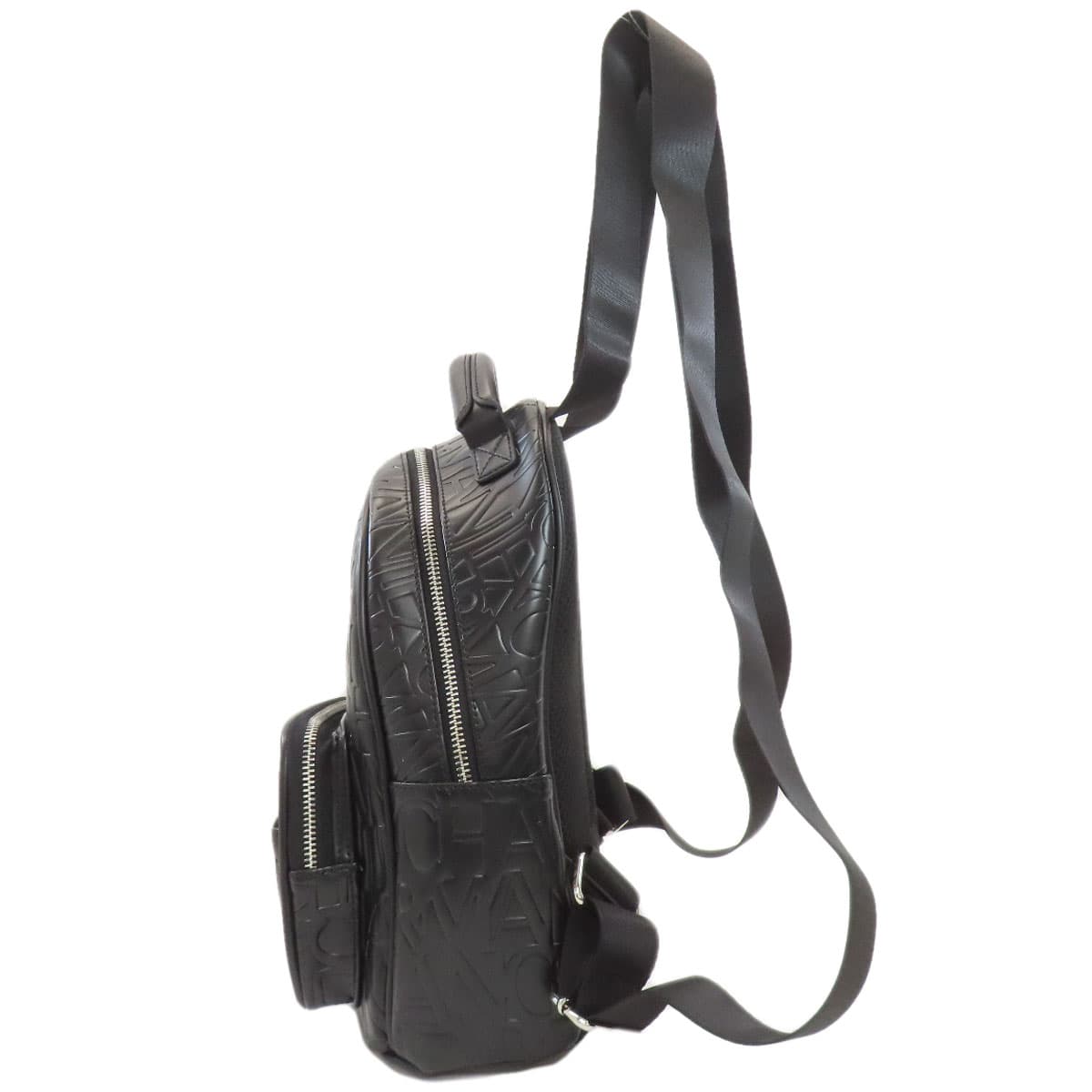 Armani Exchange Embossed Backpack - Daypack Faux Leather for Women [Used] [ARMANI EXCHANGE] 3