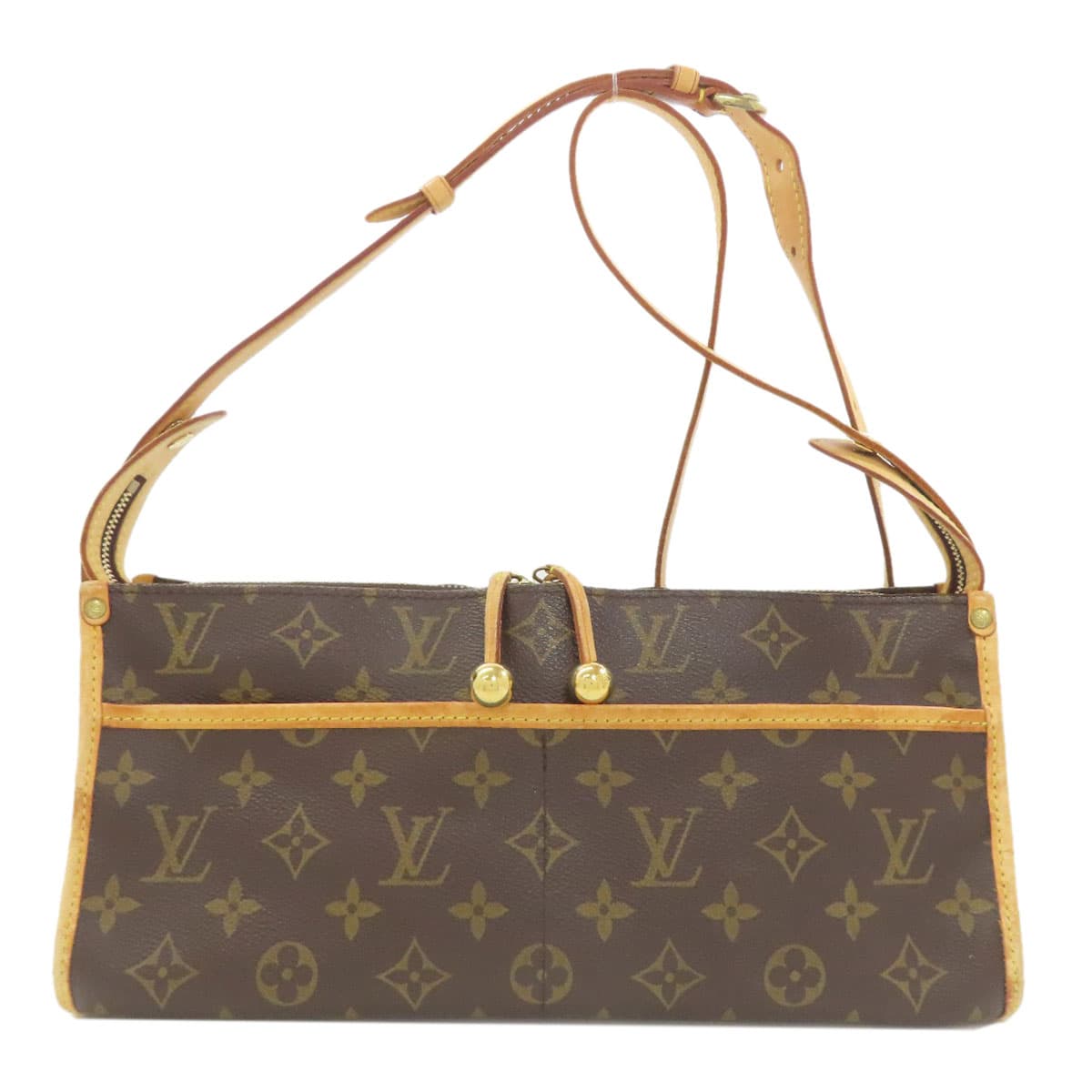 Louis Vuitton M40008 Popincourt Long Shoulder Bag Monogram Canvas for Women [Used] [LOUIS VUITTON] M40008