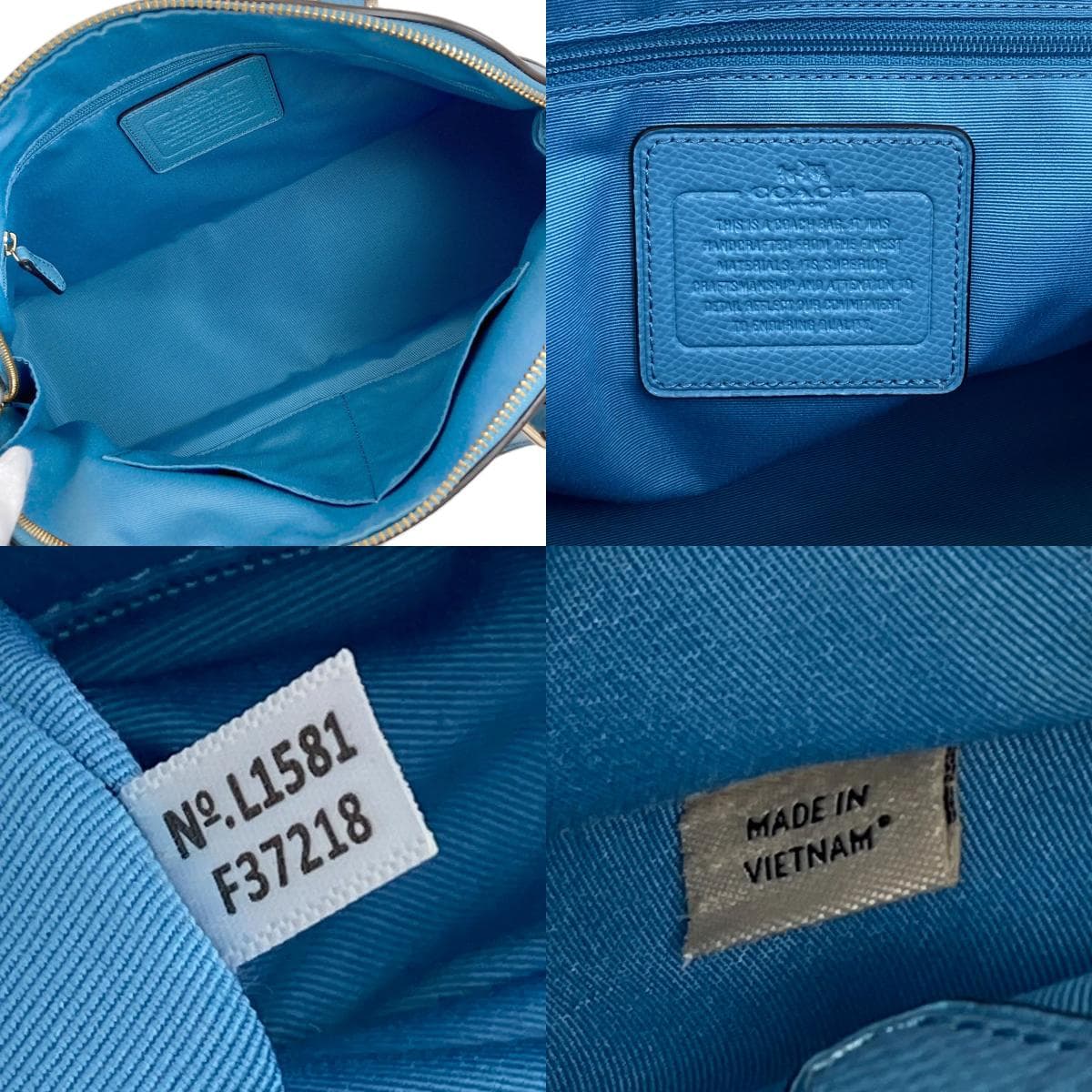 Coach F37218 2WAY Handbag Leather Ladies [Used] [COACH] F37218 5