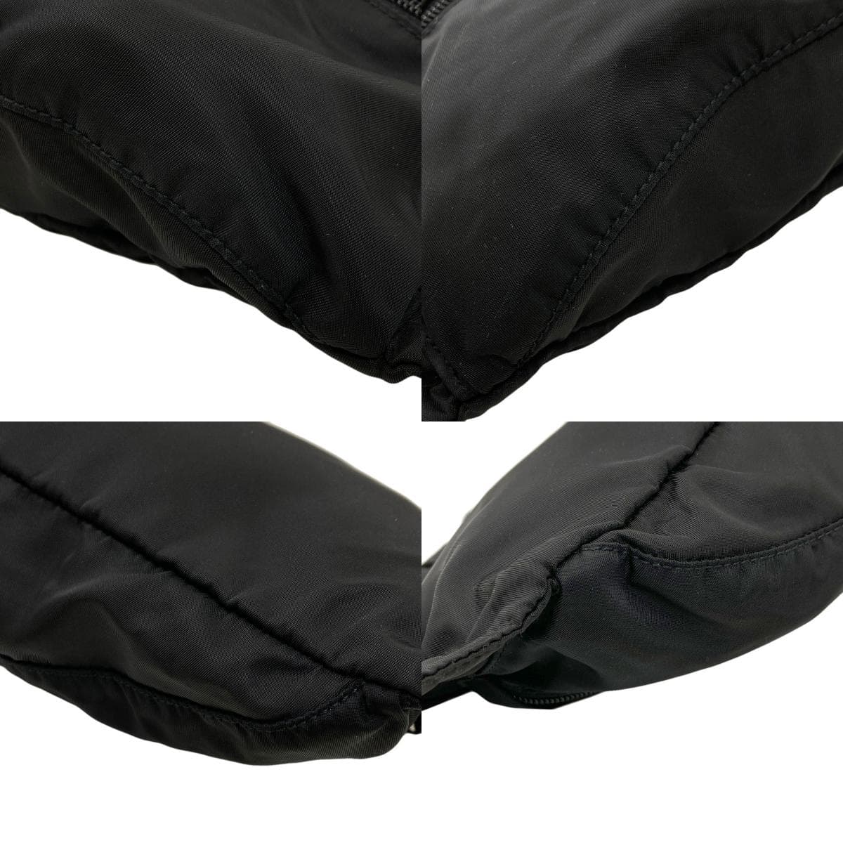 Prada logo hardware body bag made of nylon material for women [Used] [PRADA] 10