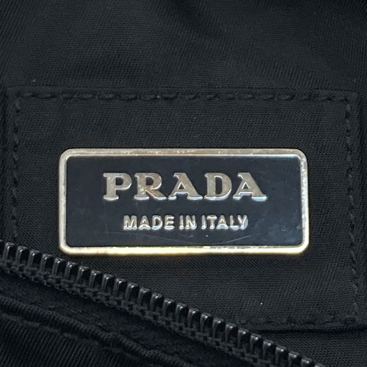 Prada logo hardware body bag made of nylon material for women [Used] [PRADA] 6