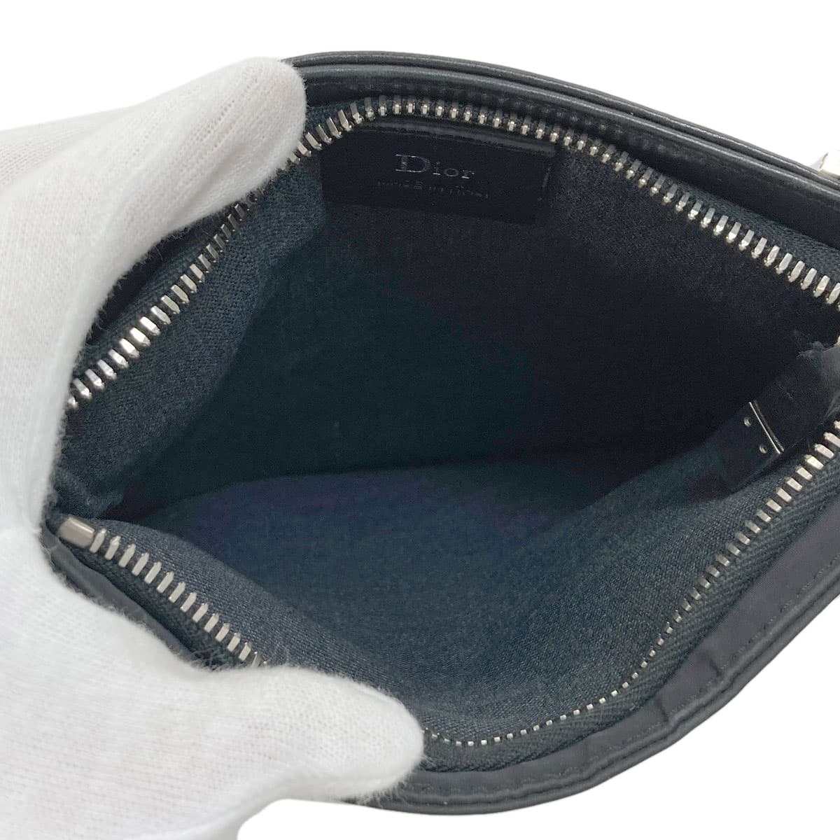 Christian Dior Simple Design Shoulder Bag Leather Women's [Used] [CHRISTIAN DIOR] 5