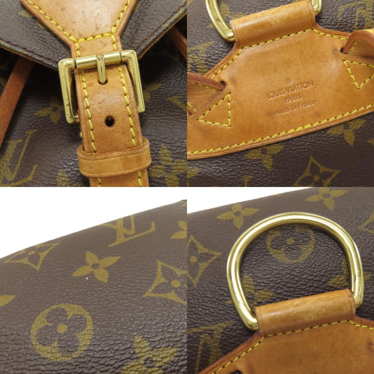 Louis Vuitton M51136 Montsouris Middle Backpack Daypack Monogram Canvas Ladies [Used] [LOUIS VUITTON] M51136 8