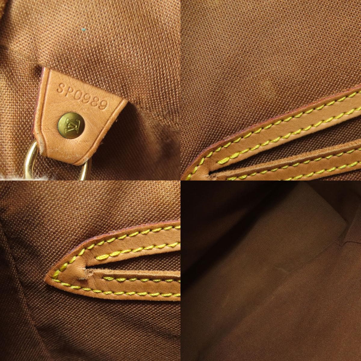 Louis Vuitton M51136 Montsouris Middle Backpack Daypack Monogram Canvas Ladies [Used] [LOUIS VUITTON] M51136 6