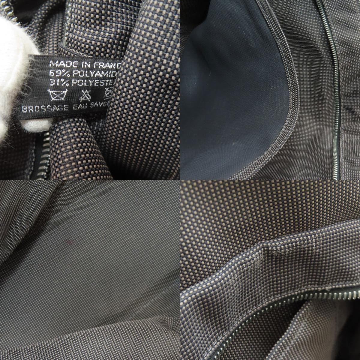 Hermes Aile Line MM Handbag Canvas Ladies [Used] [HERMES] 7