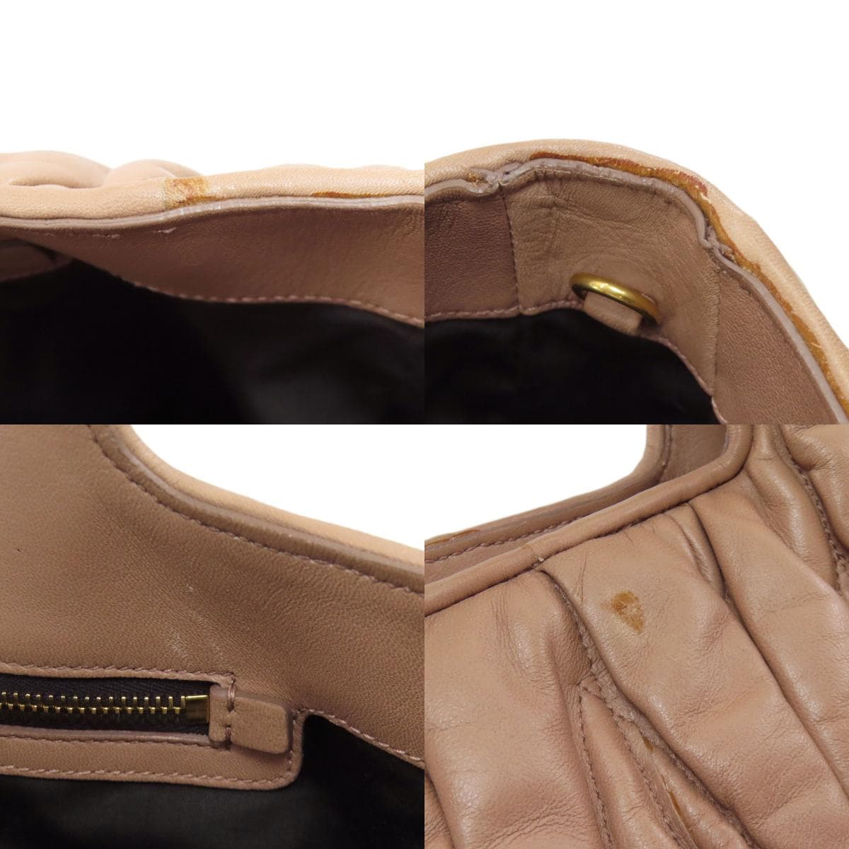 Miu Miu Matelassé 2WAY Handbag Lambskin Ladies [Used] [MIUMIU] 7