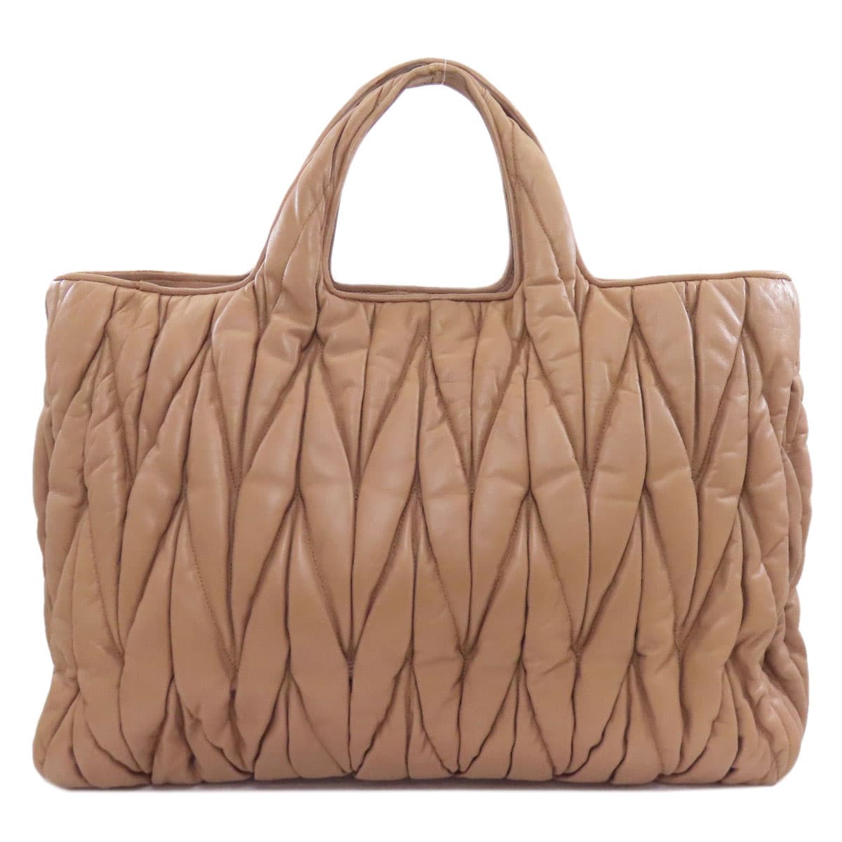 Miu Miu Matelassé 2WAY Handbag Lambskin Ladies [Used] [MIUMIU] 2