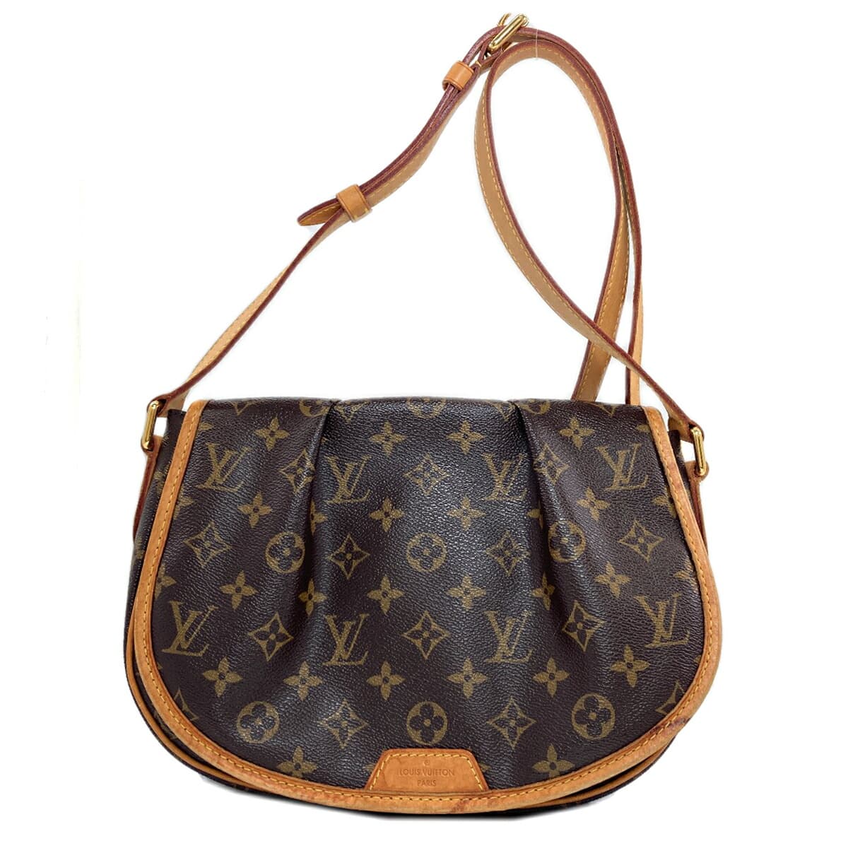 Louis Vuitton M40474 Menilmontant PM Shoulder Bag Monogram Canvas Ladies [Used] [LOUIS VUITTON] M40474